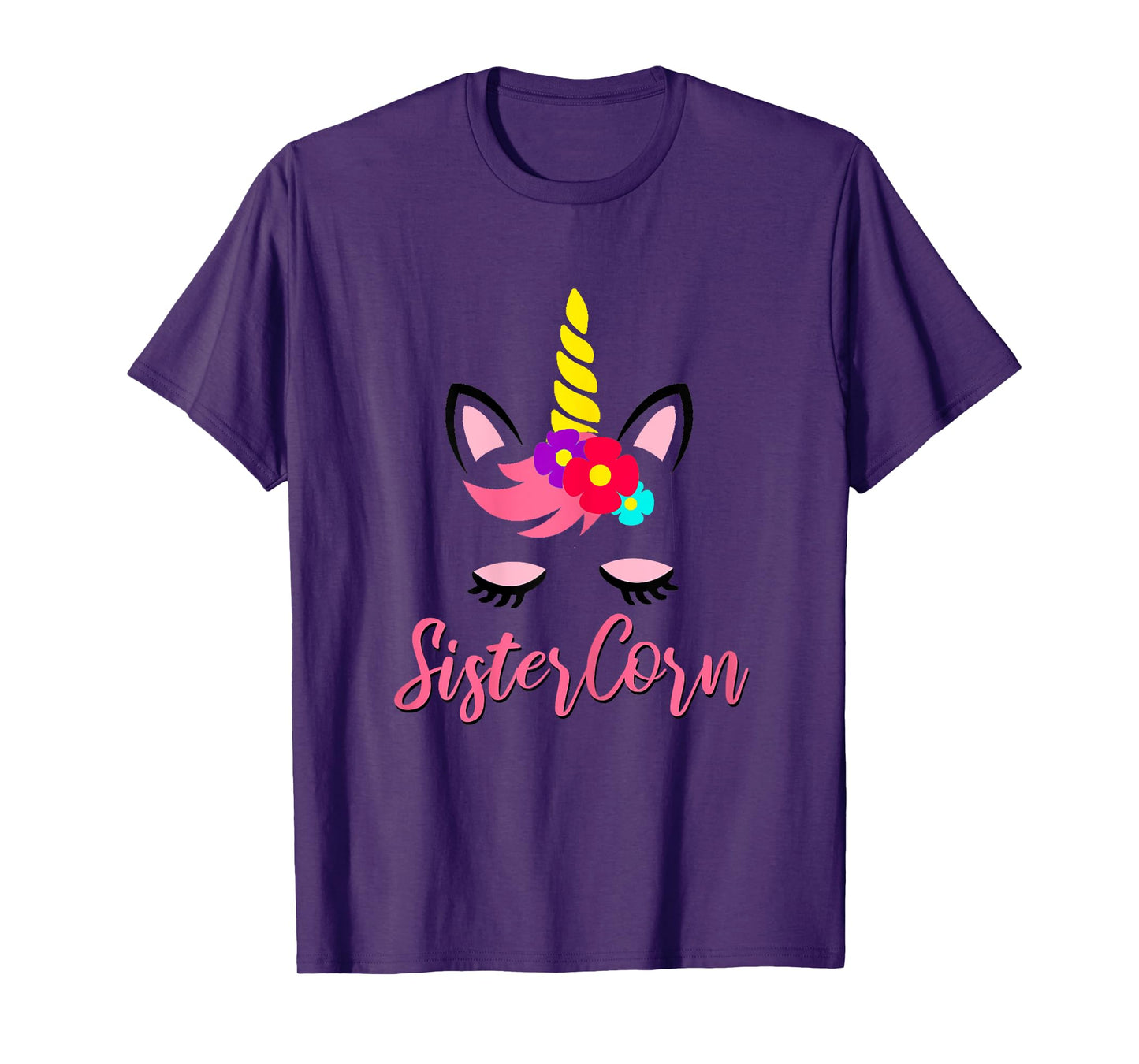 Sistercorn Unicorn Birthday for Sister T-Shirt