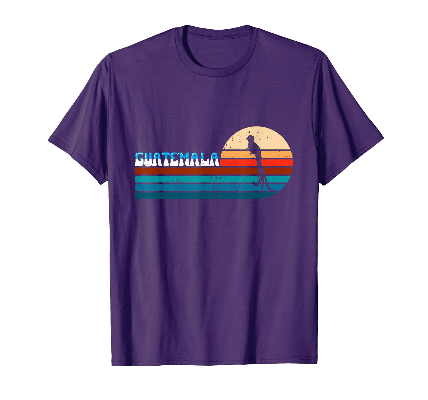 Retro Vintage Guatemala Guatemalan Quetzal T-Shirt