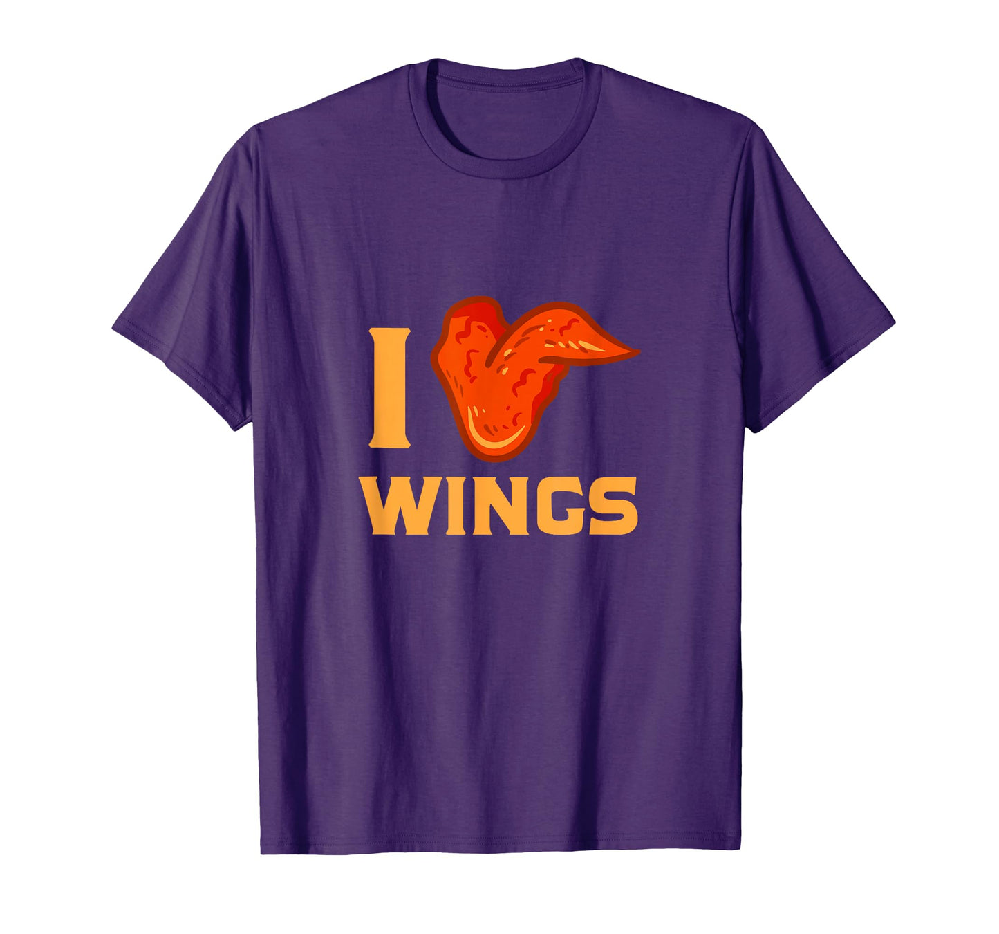 I Love Wings Chicken Wing Food Lovers T-Shirt