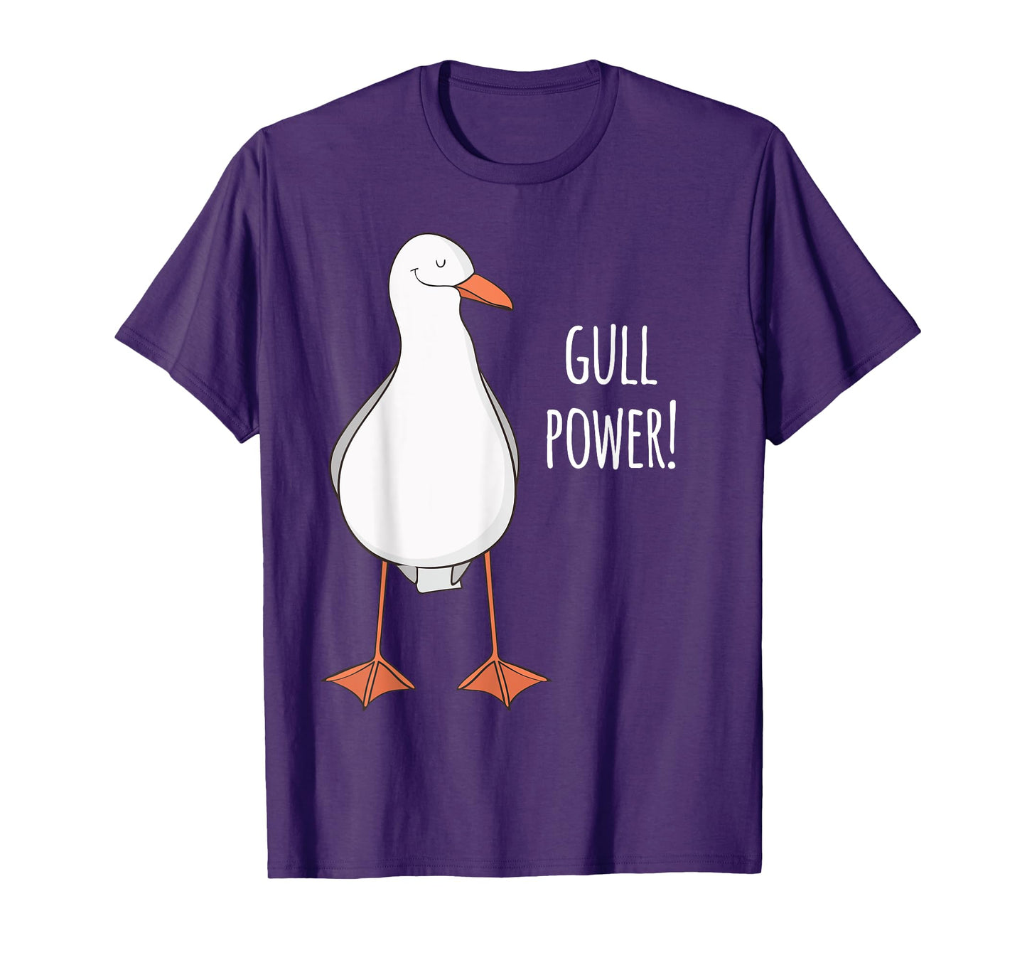 Gull Power Girl Motivational Funny Seagull T Shirt T-Shirt