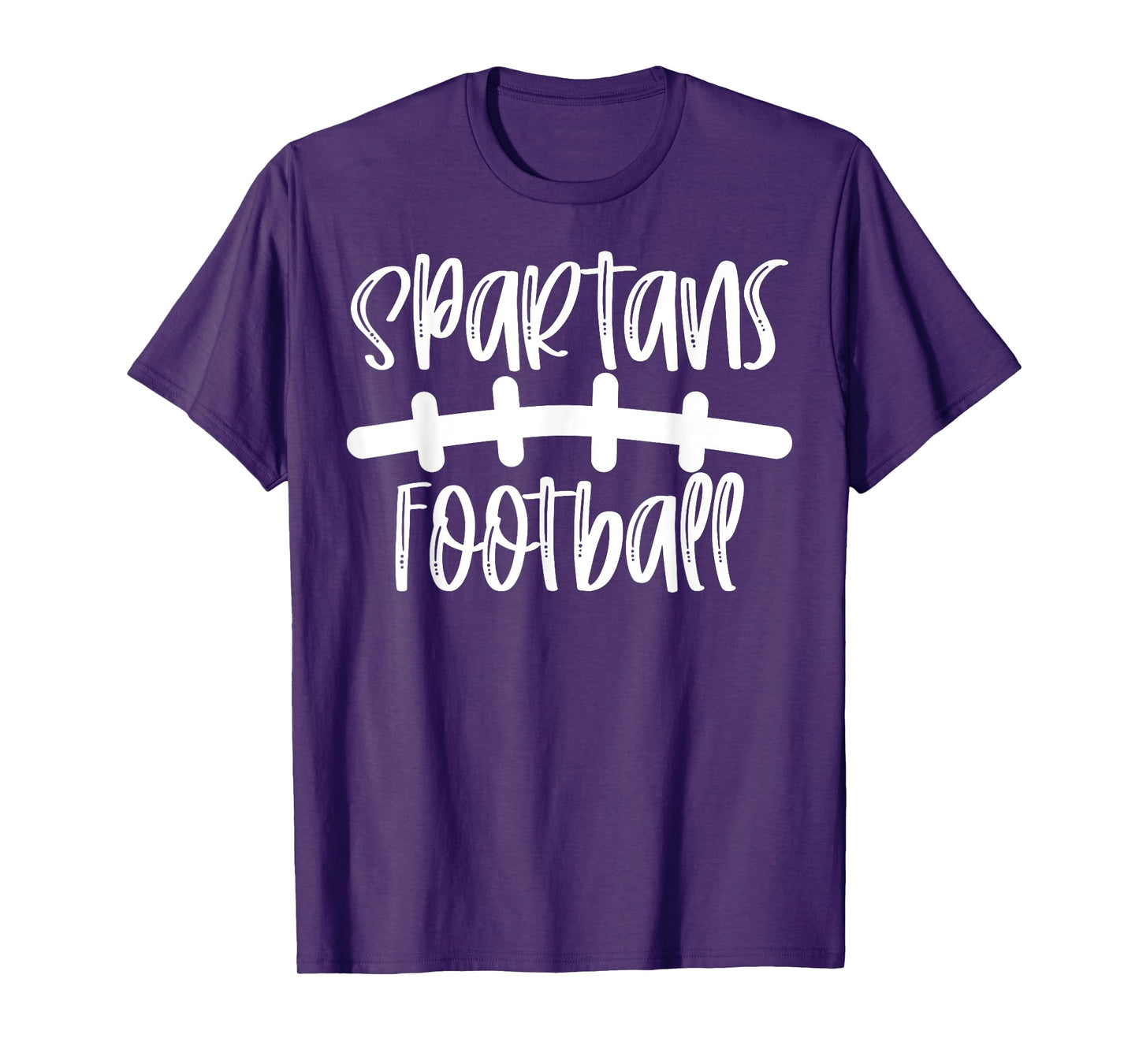 Spartans Football School Spirit Team Mascot Game Night T-Shirt