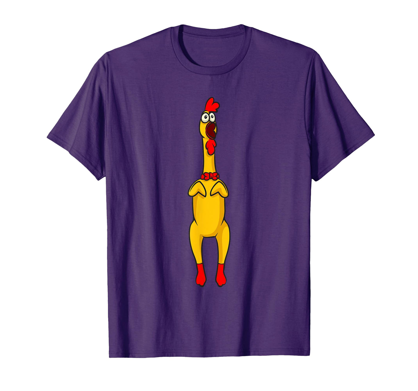 Rubber Chicken Gift & Rubber Chicken Accessoires Unisex-Adults Black Small T-Shirt