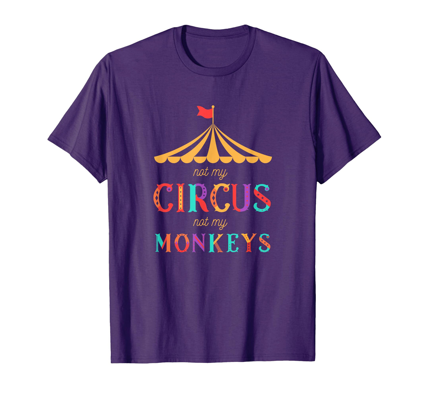 Not My Circus Not My Monkeys T Shirt - Drama Free T-Shirt