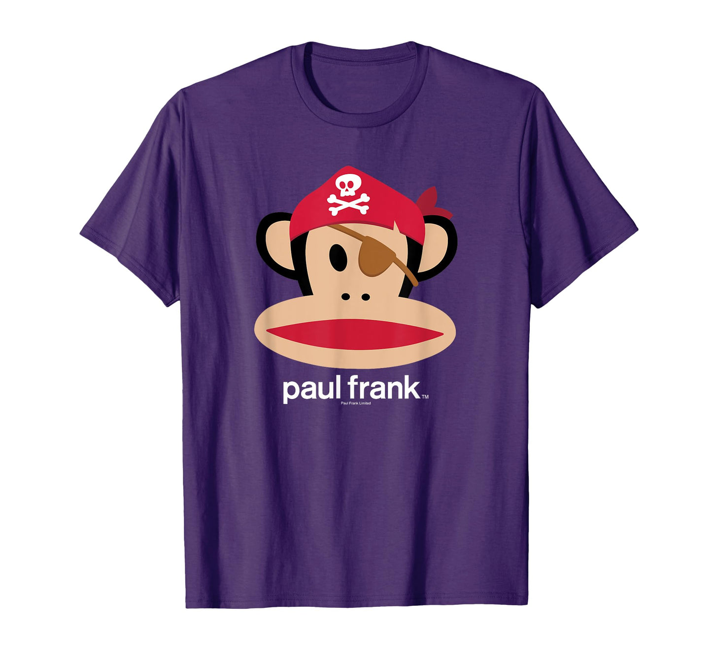 Paul Frank Halloween Julius Pirate Monkey Logo T-Shirt