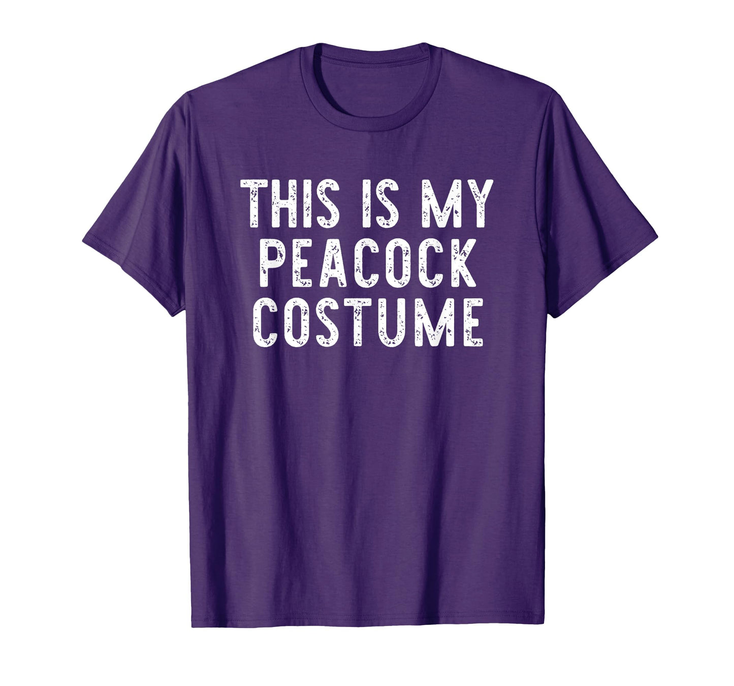 This Is My Peacock Halloween Costume Simple Last Minute T-Shirt