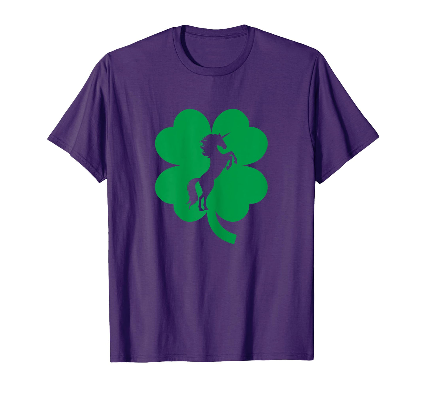 Unicorn Shamrock Four Leaf Clover St Patricks Day T-Shirt
