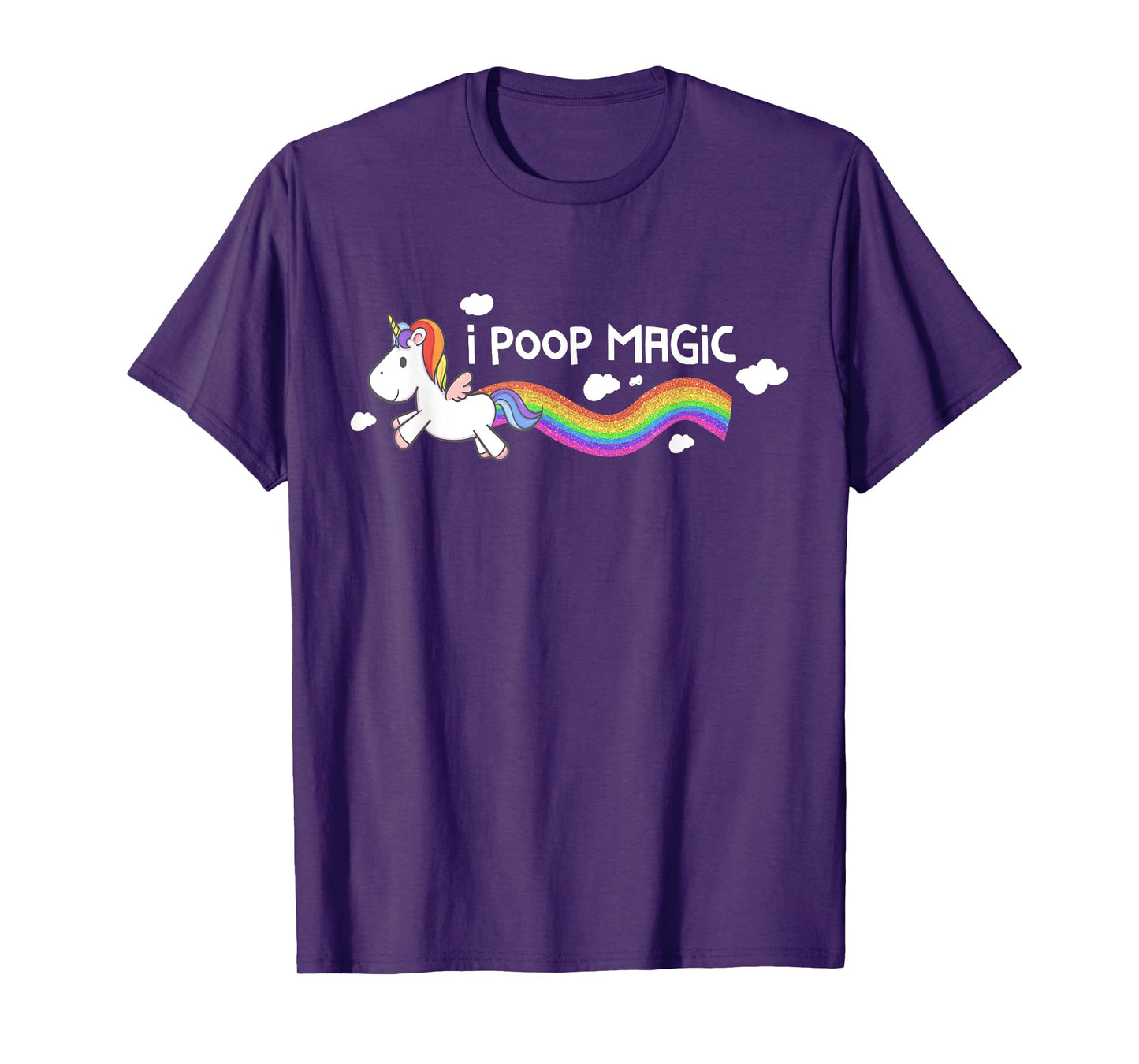 I Poop Magic Cute Unicorn Rainbow Kids T-Shirt