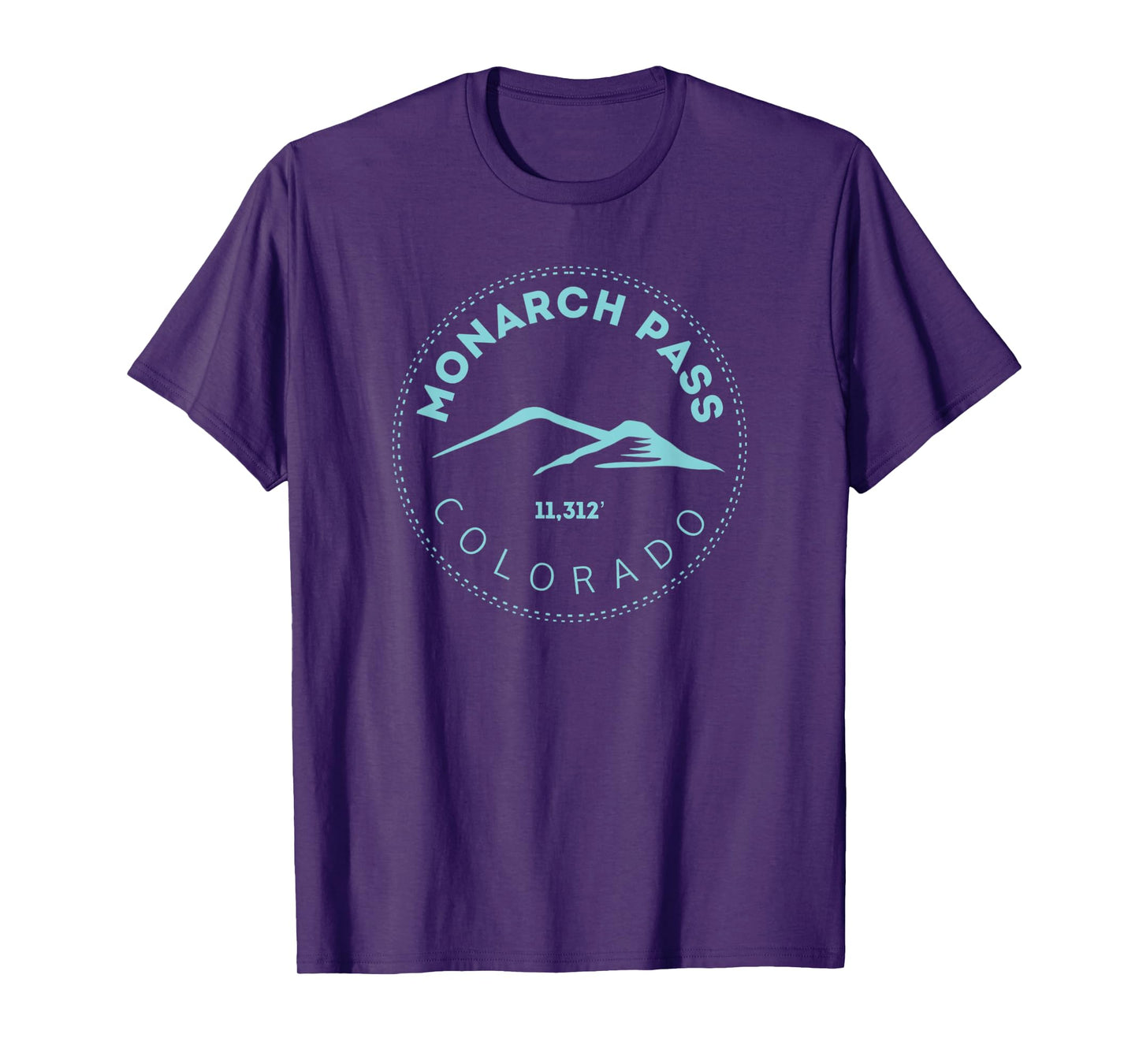Monarch Pass Colorado Blue Bird Day - Elevated Mountain Pass T-Shirt