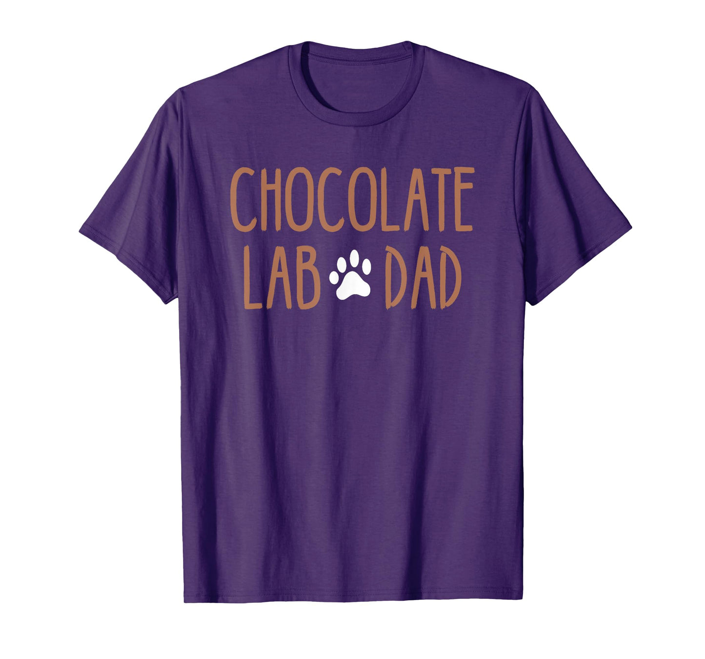 Best Chocolate Lab Dad Dog Lover Brown Labrador Retriever Men Women Girls Kids T-Shirt