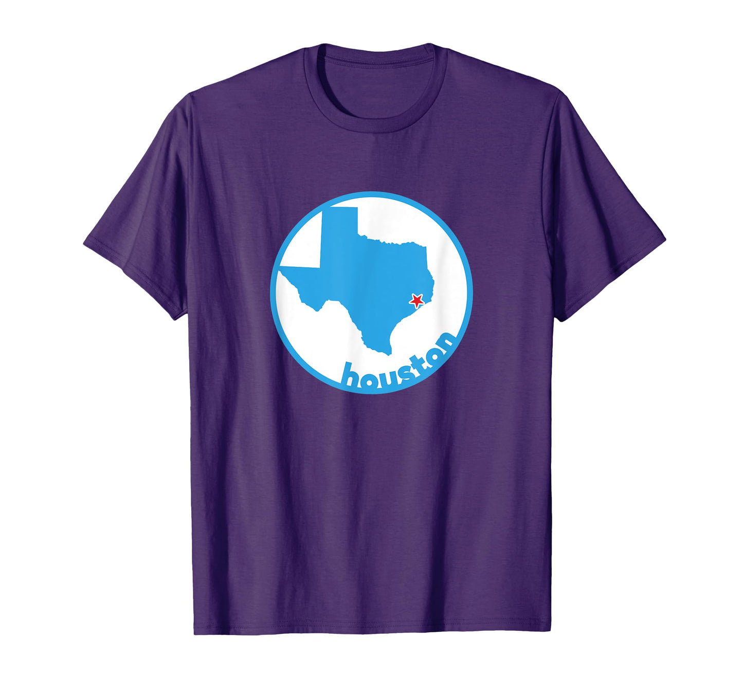 Retro Texas City of Houston H-Town T-Shirt