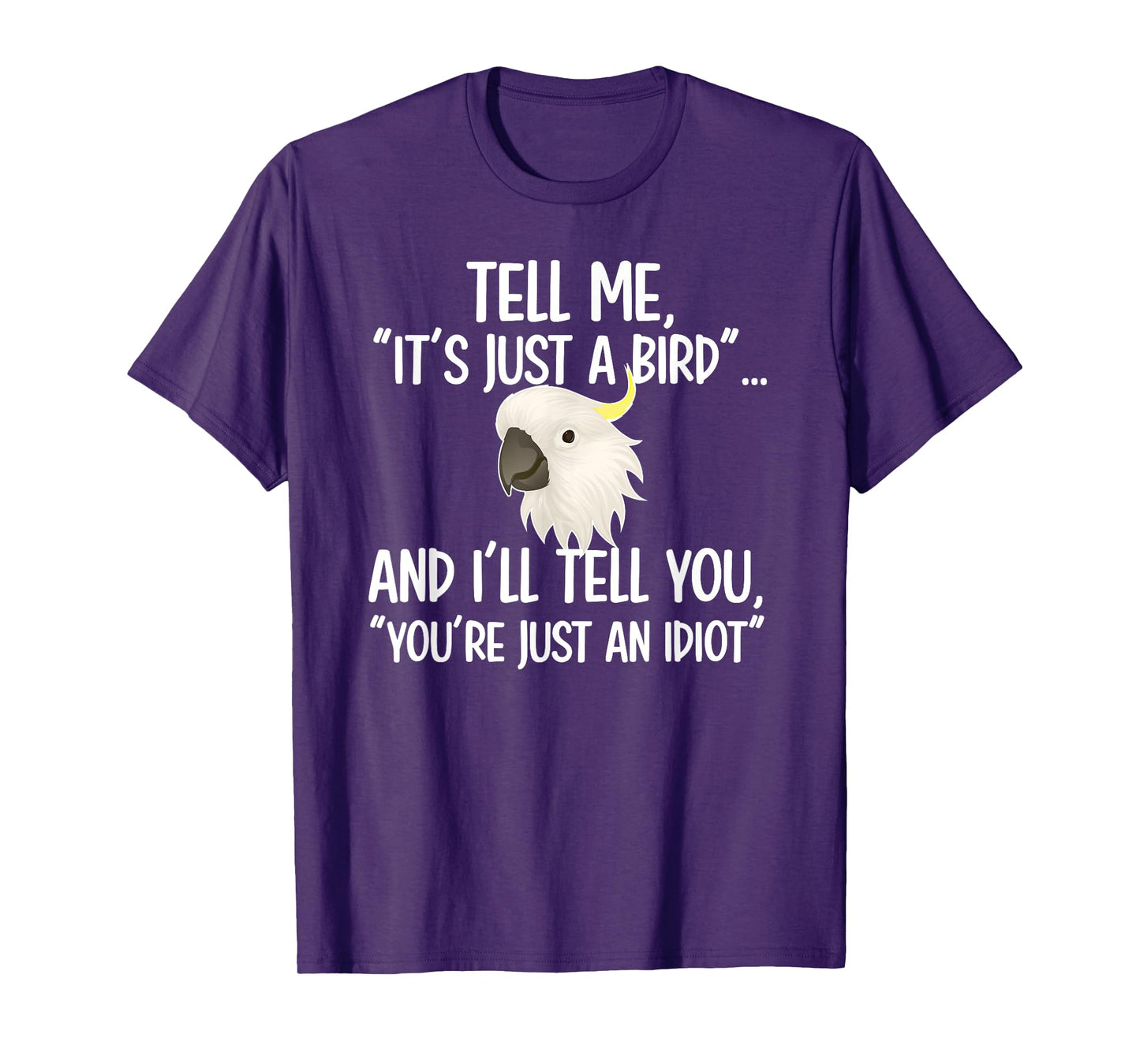 Funny Cockatoo Parrot Cockatoo Mom T-Shirt - Black, Small, Unisex, Short Sleeve, Cockatoo Lover, Cockatoo Owner