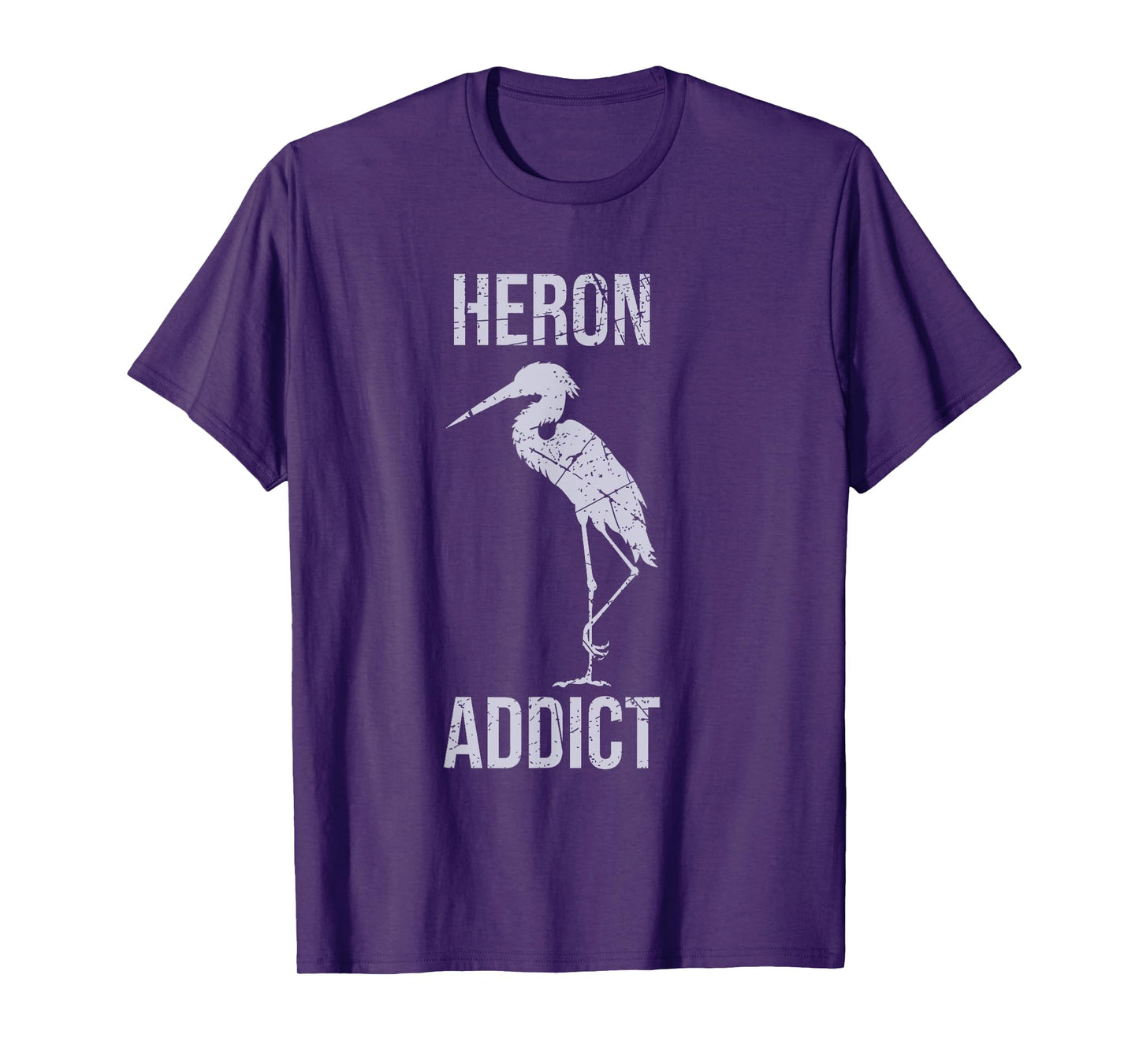 Heroin Addict Drug Pun T-Shirt - Heron Bird Watcher Tshirt T-Shirt