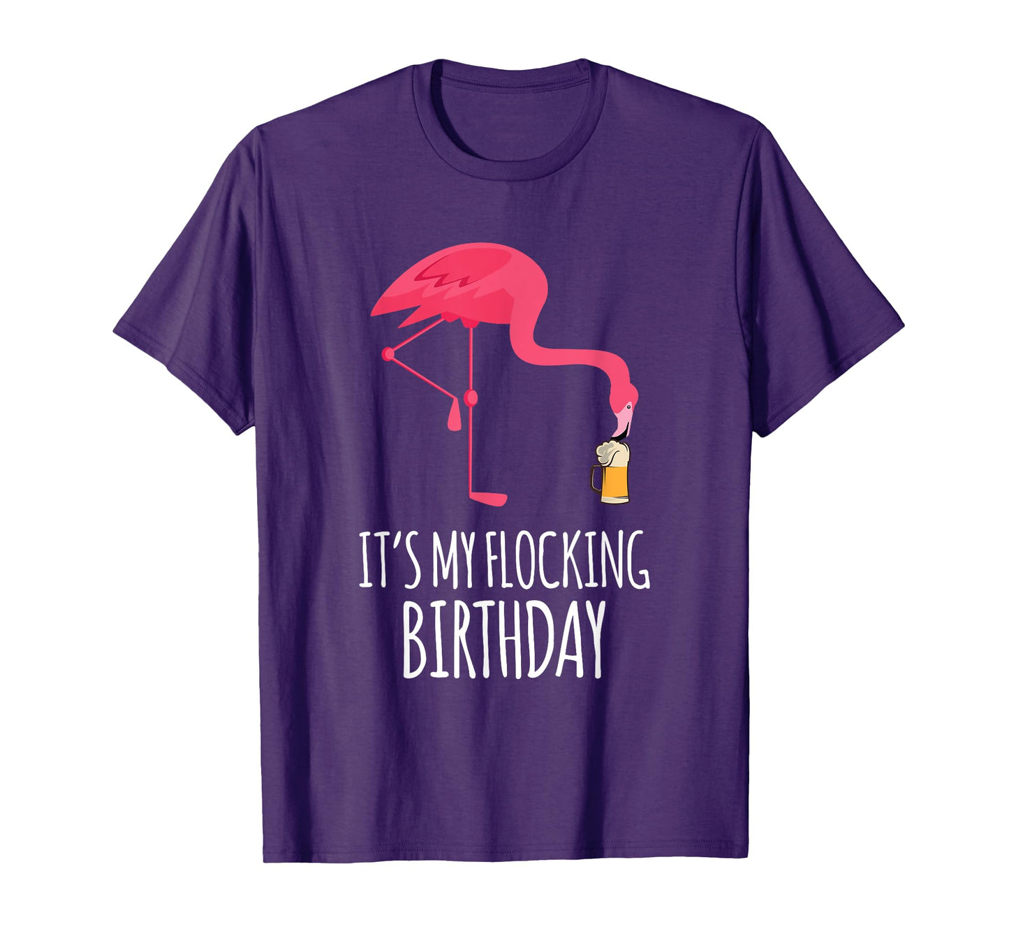 It's My Flocking Birthday Funny Flamingo Birthday T-Shirt