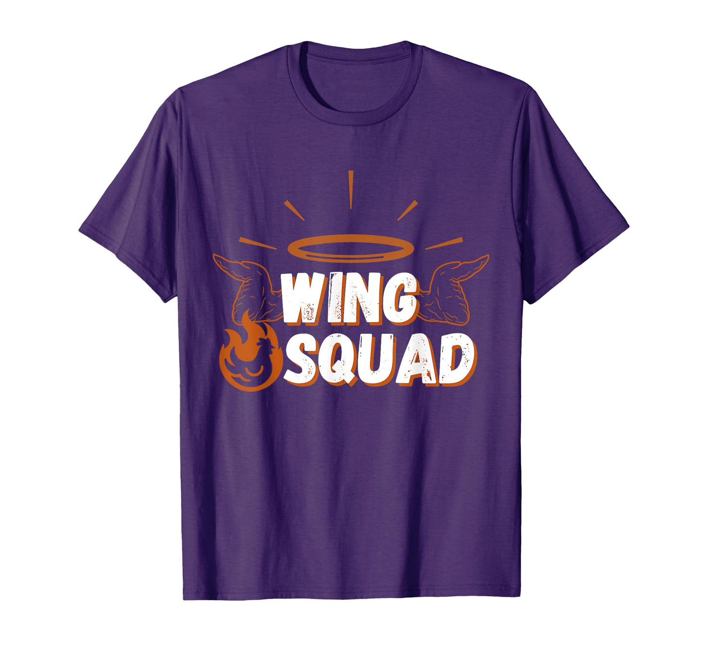 Chicken BBQ Wings Squad Family Party Wing lovers T-Shirt, Small, Black