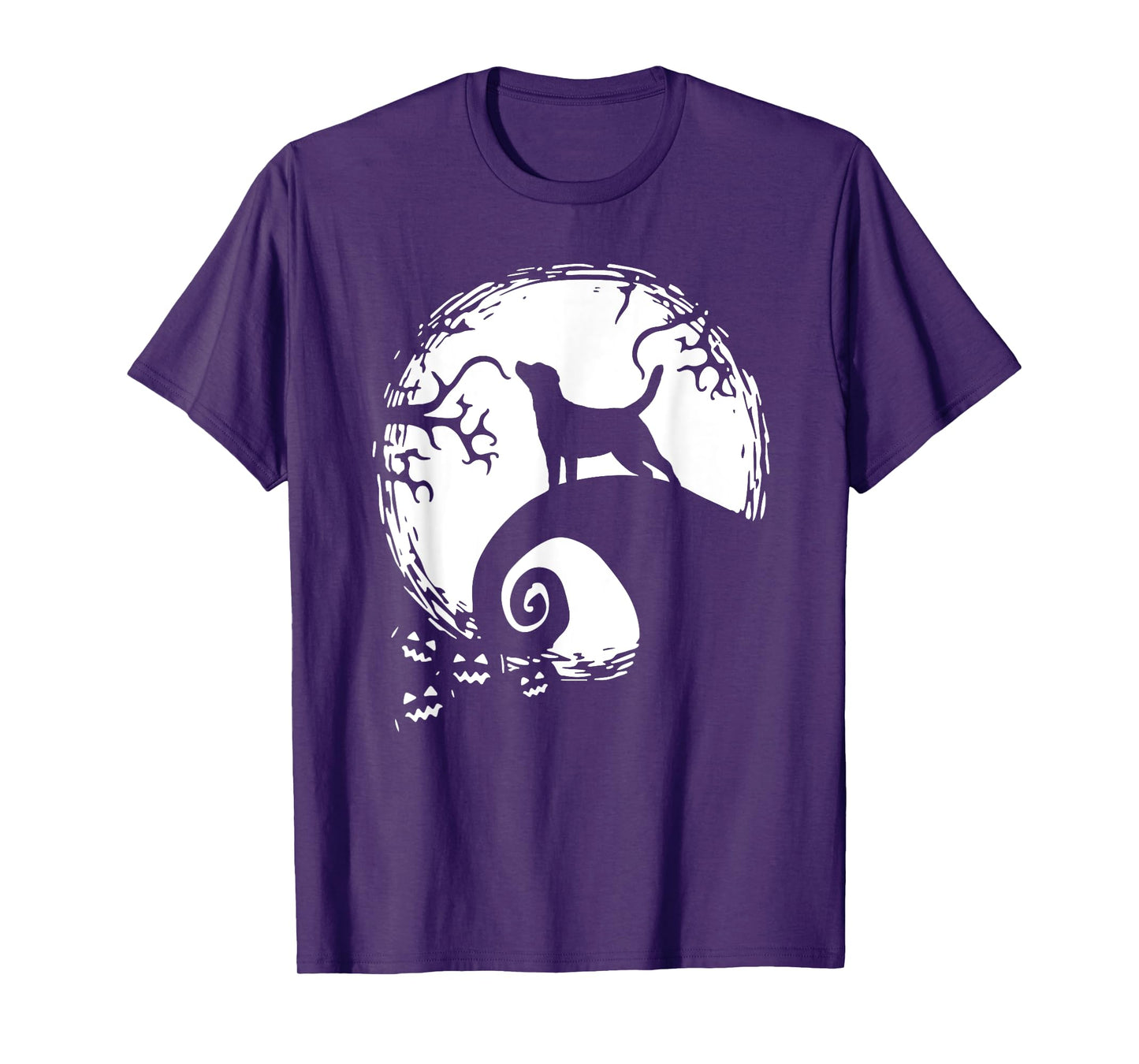 Labrador Retriever And Moon Halloween T-Shirt