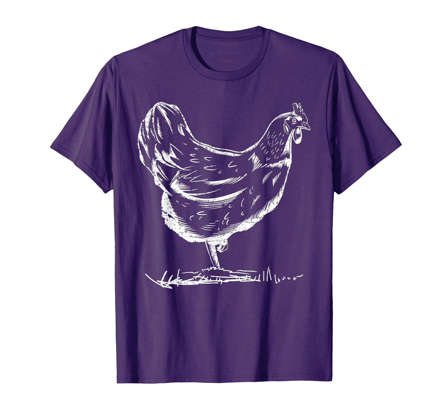 Chicken Drawn Chickens Farmer Chicken Farmer T-Shirt