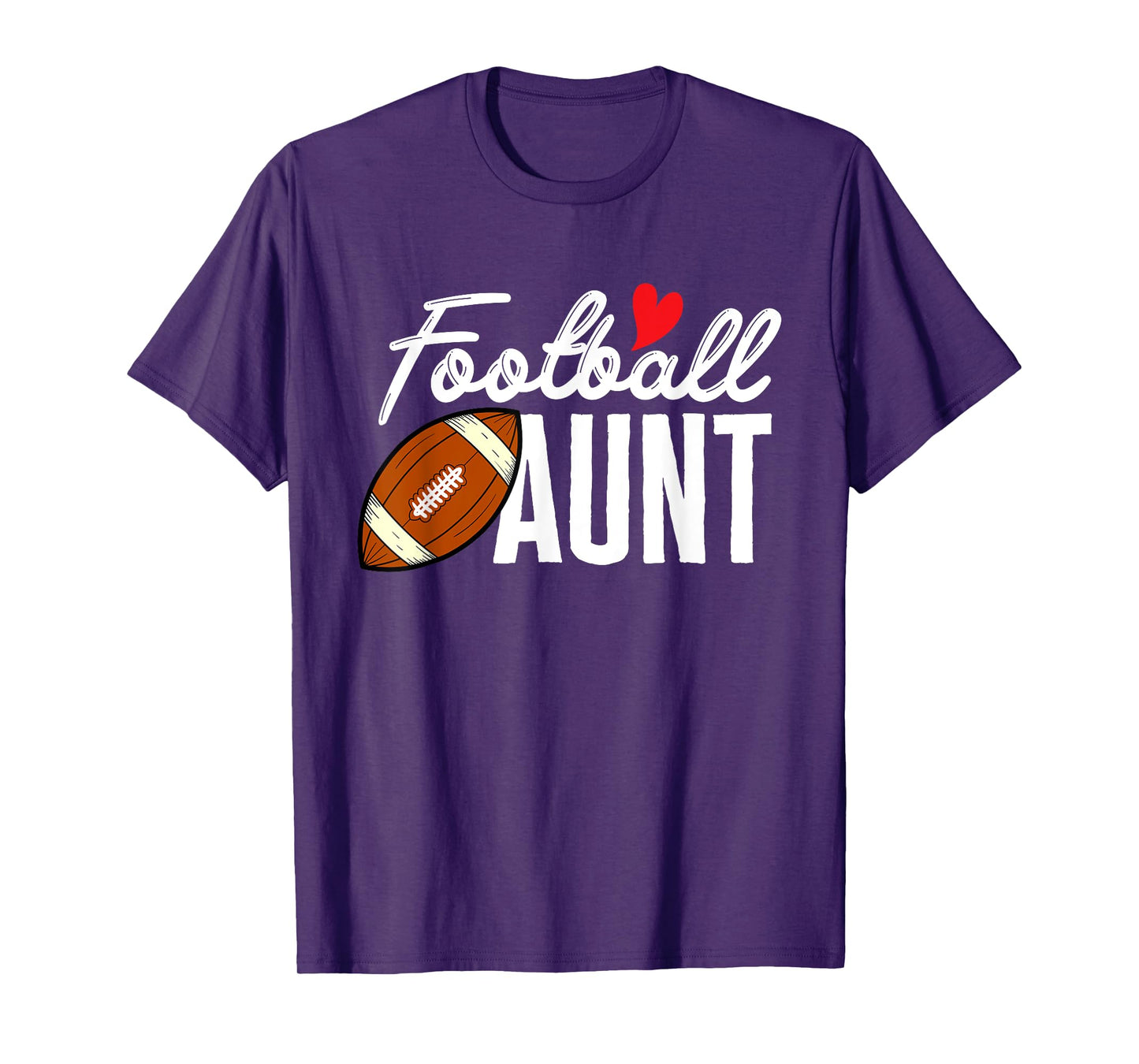 Football Aunt of Football Player Football Auntie T-Shirt