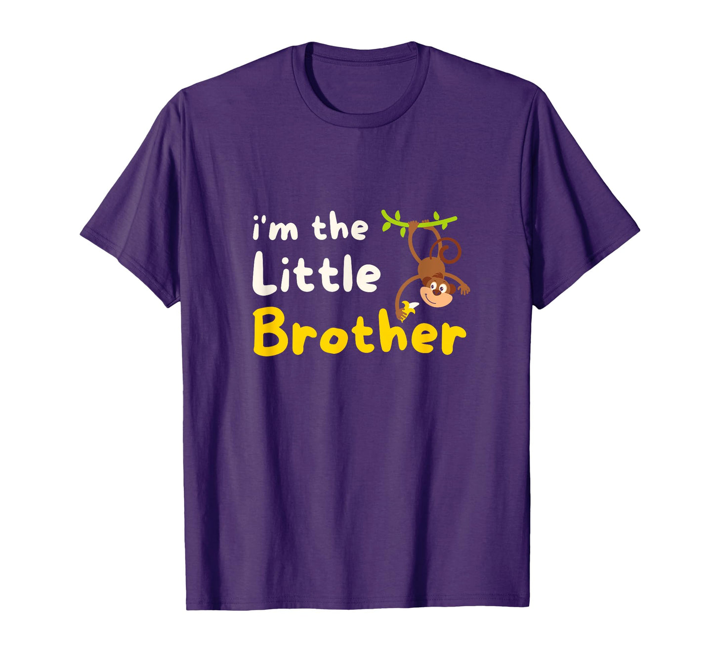 I'm The Little Brother Wildlife Jungles Animal Monkeys T-Shirt