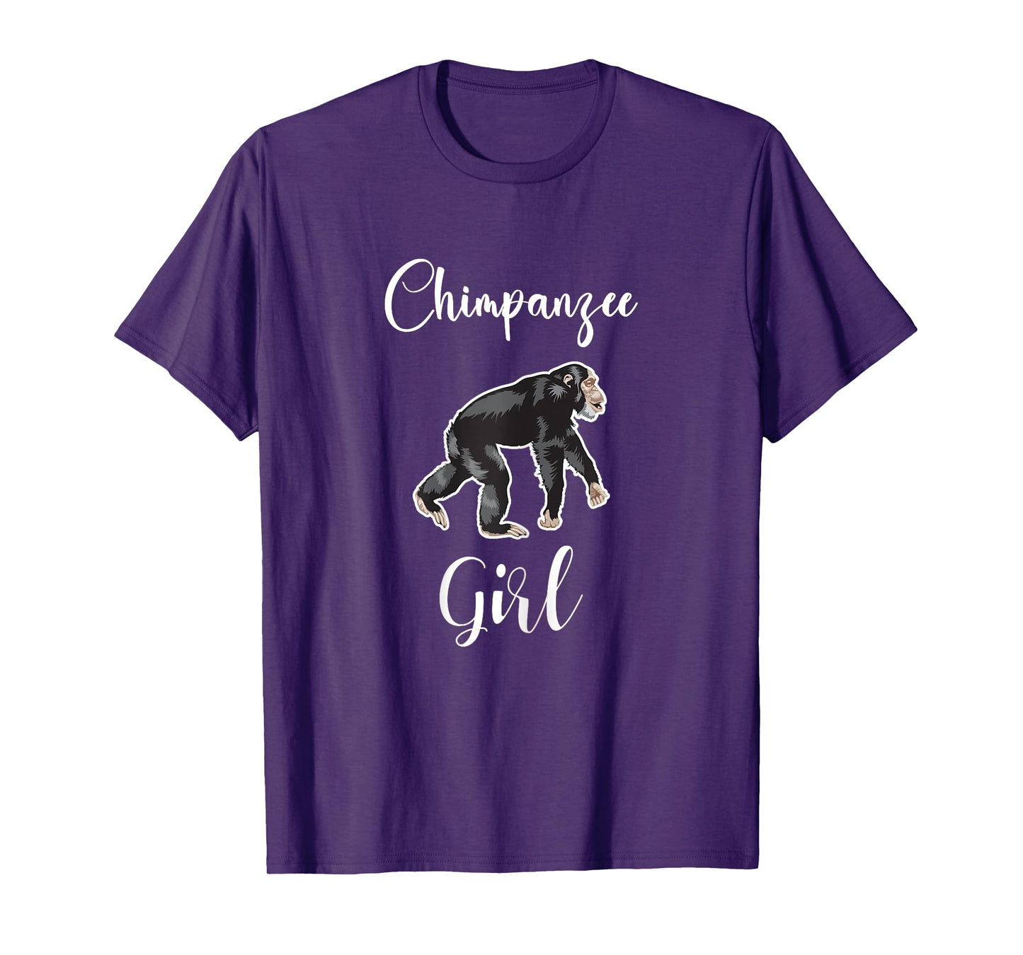 Chimpanzee Girl Shirt Monkey Chimpanzee Lover I Love Chimps T-Shirt