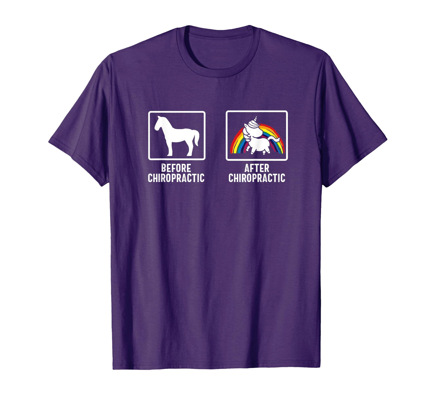 Chiropractor Unicorn Chiropractic Assistant Therapy T-Shirt