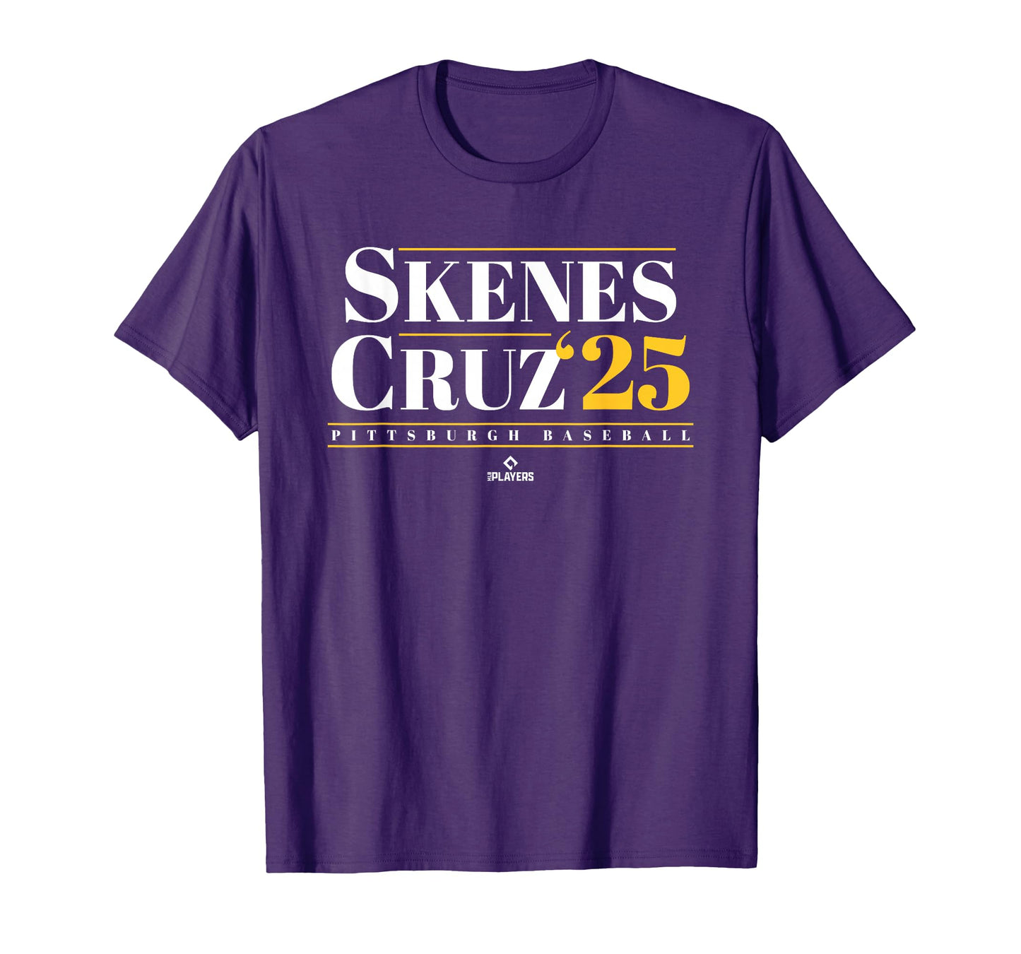 Paul Skenes Oneil Cruz 2025 Pittsburgh Baseball MLBPA T-Shirt