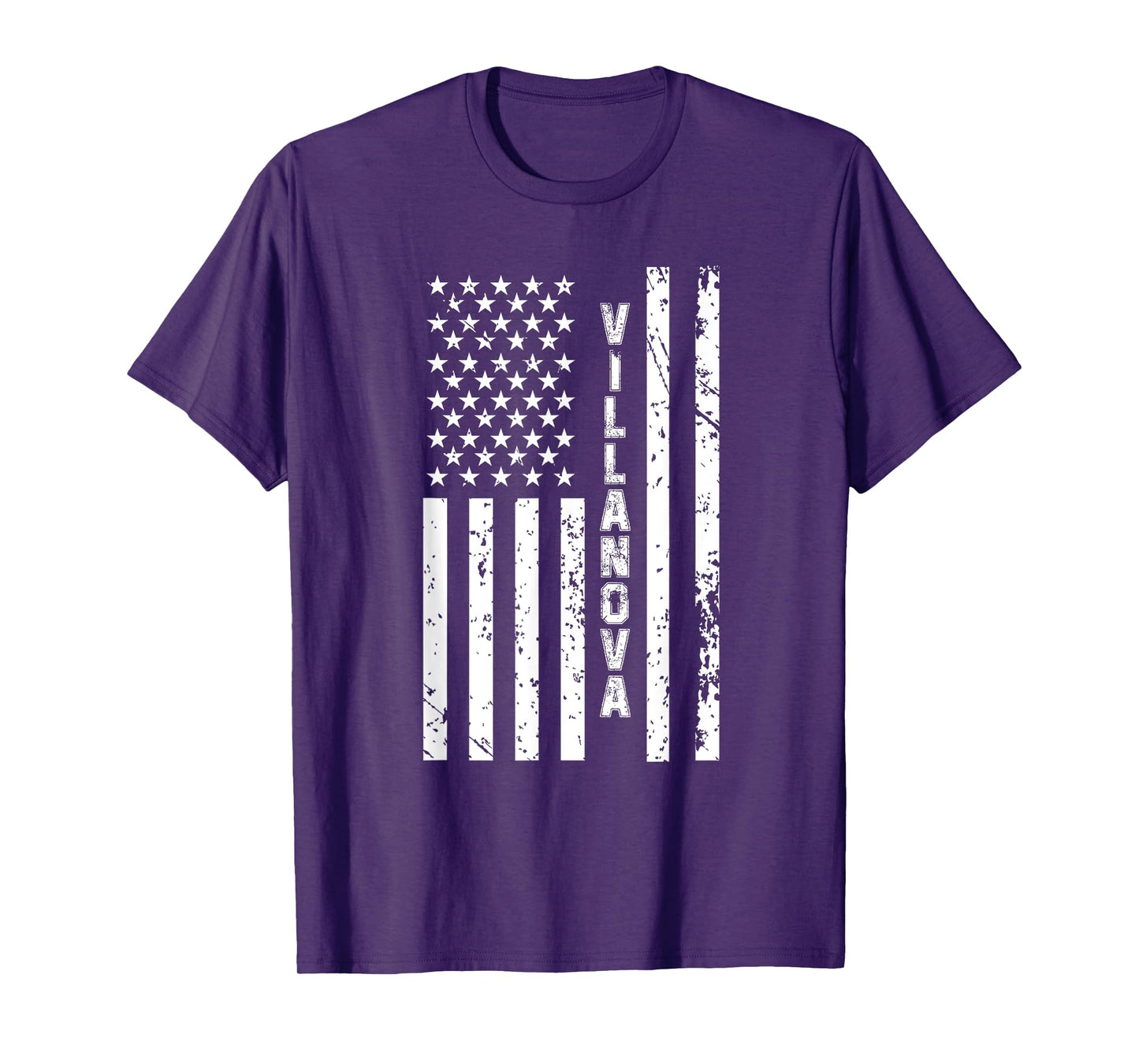 Villanova United States Patriotic American Flag T-Shirt