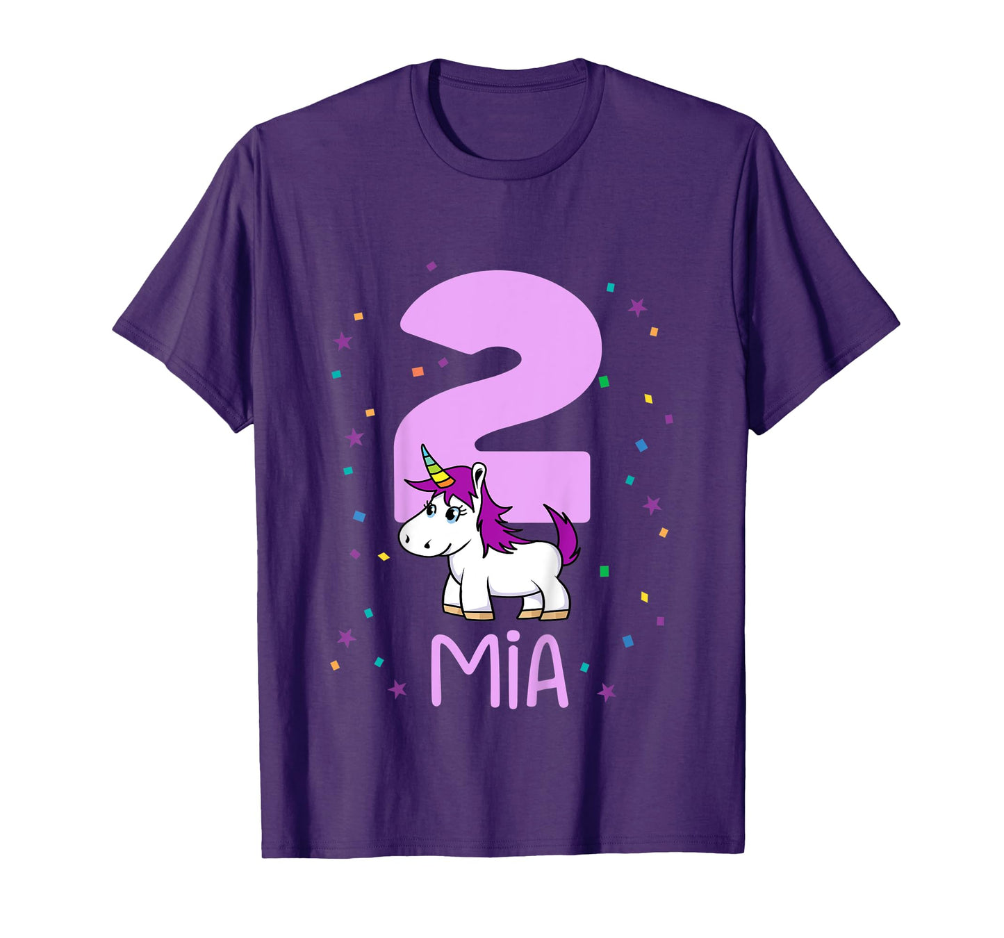 Kids I am 2 years and my name is Mia T-Shirt