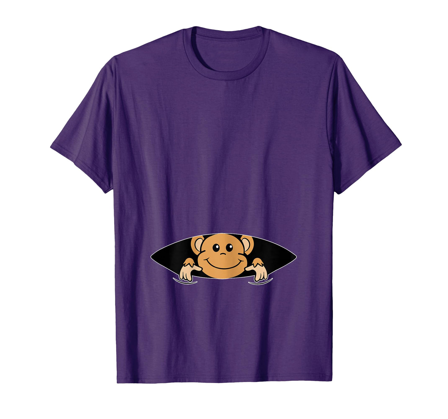 Monkey in the Belly - Pregnancy Announcing Pregnant Mum T-Shirt