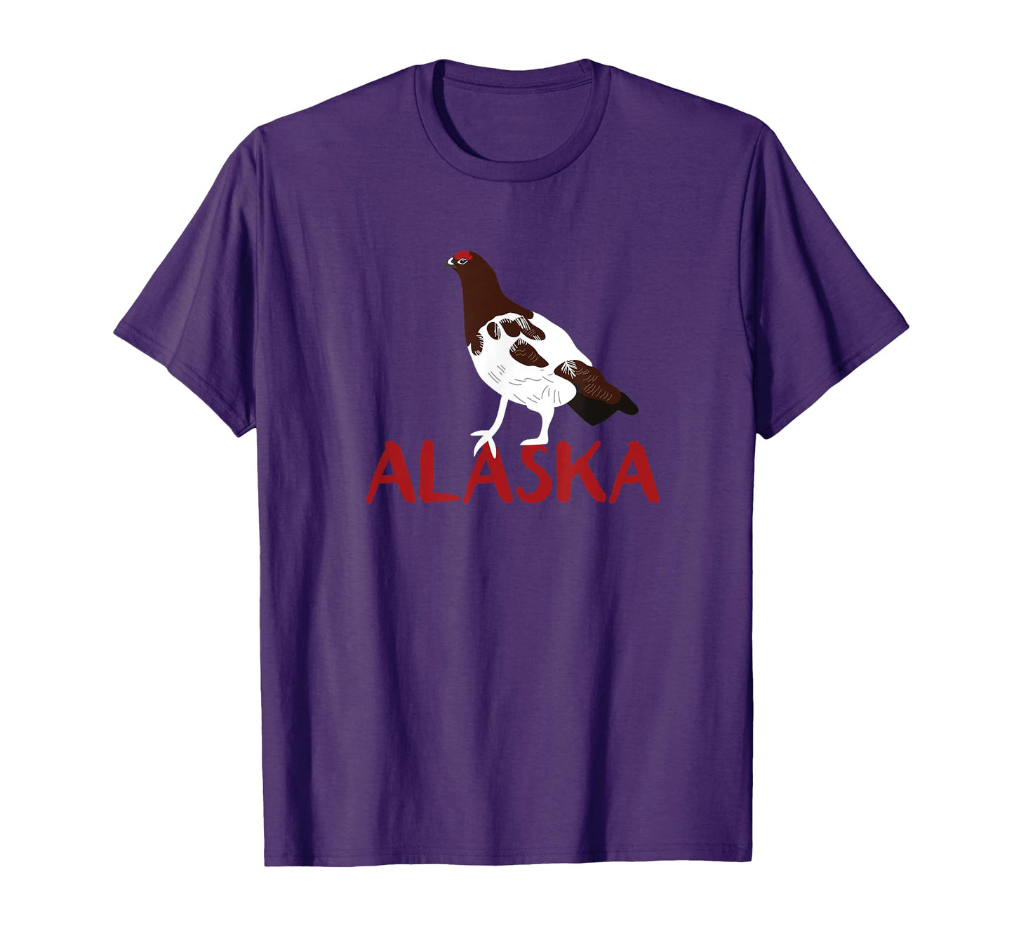 Willow Ptarmigan Alaska State Bird Souvenir Style T-Shirt