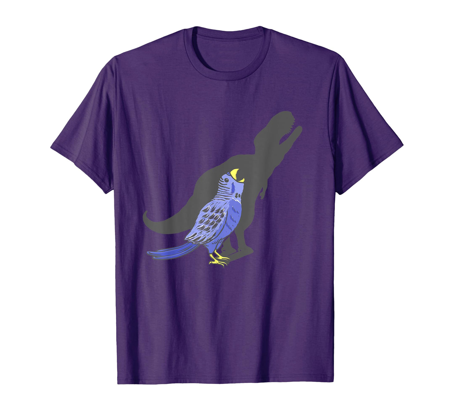 T-Rex Shadow - Funny Parakeet Budgie Budgerigar Bird Lover T-Shirt