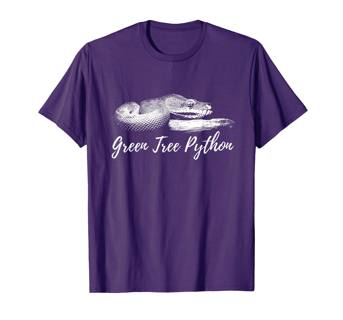 Green Tree Python Morelia Viridis Chondro Snake T-Shirt