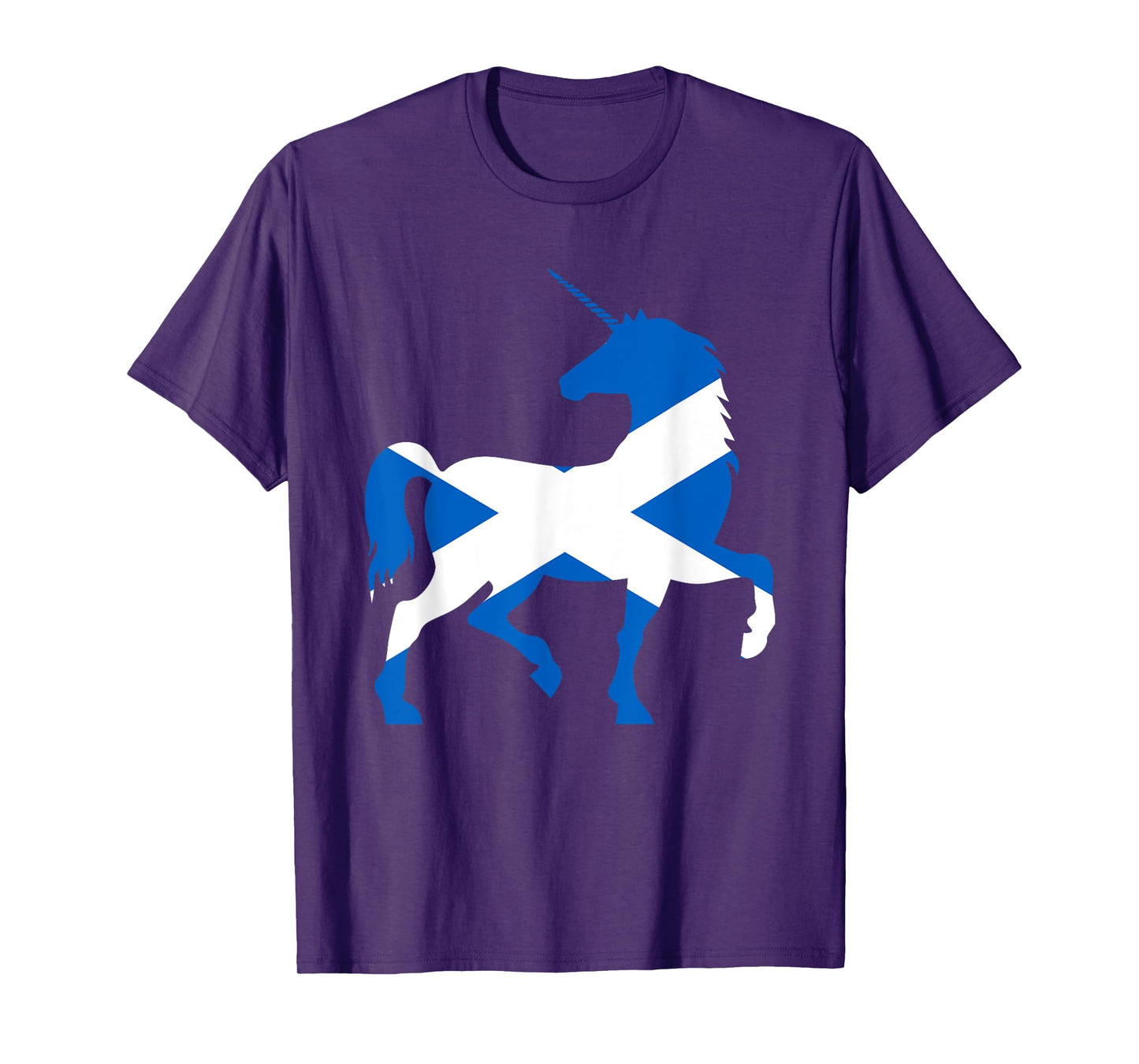 Scotland Flag Unicorn Scot Tartan Plaid Day Scottish Unicorn T-Shirt