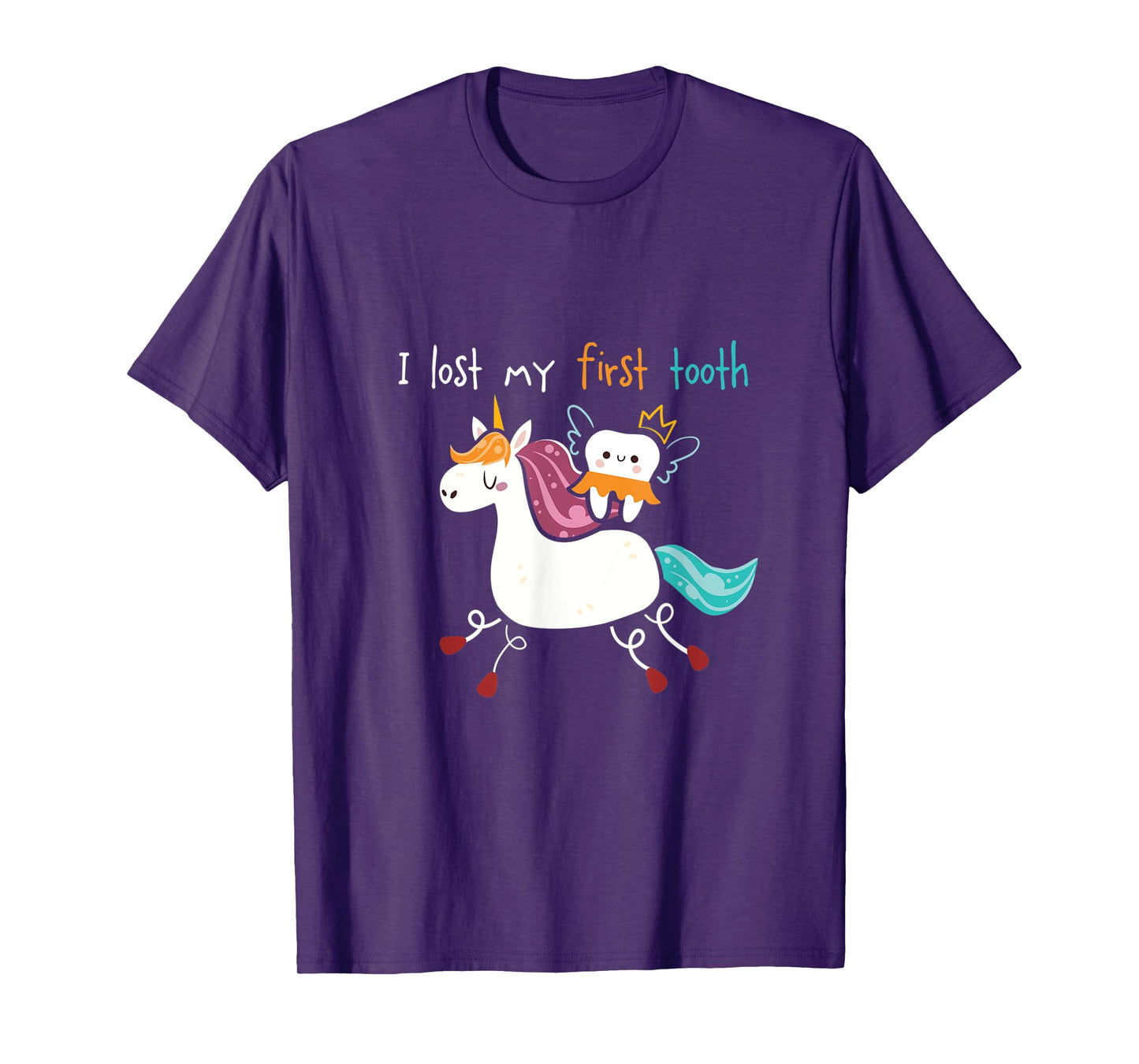 Baby Teeth Fairy Unicorn I I Lost My First Tooth T-Shirt