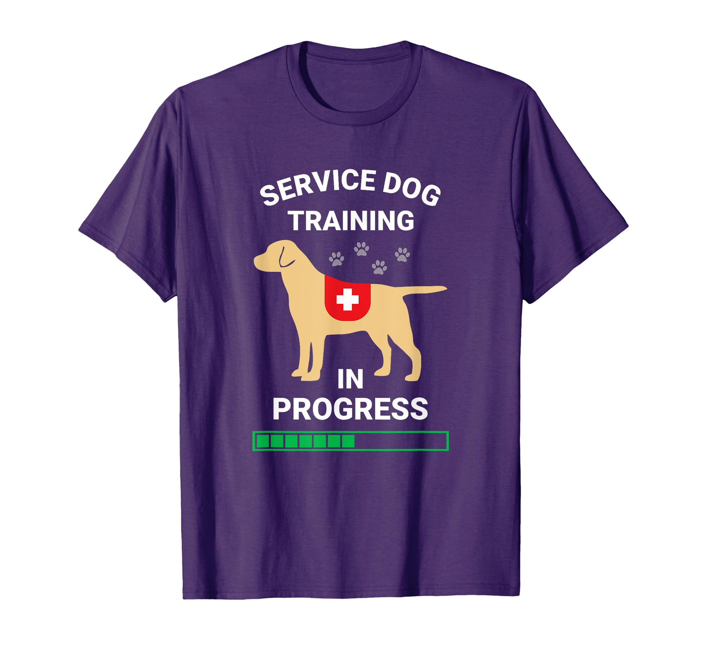 Service Dog in Training Registered Trainer Lab Retriever Men Women T-Shirt