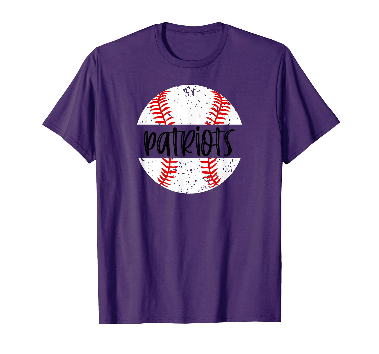Patriots Baseball Team Mascot School Spirit Game Day T-Shirt