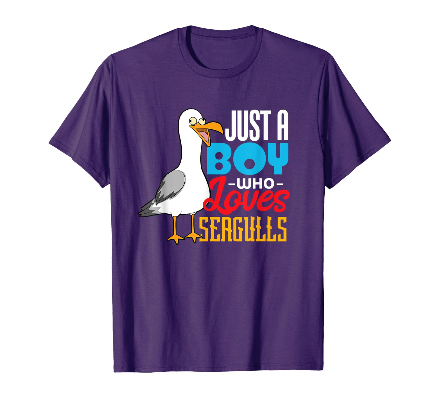 Just A Boy Who Loves Seagulls T-Shirt