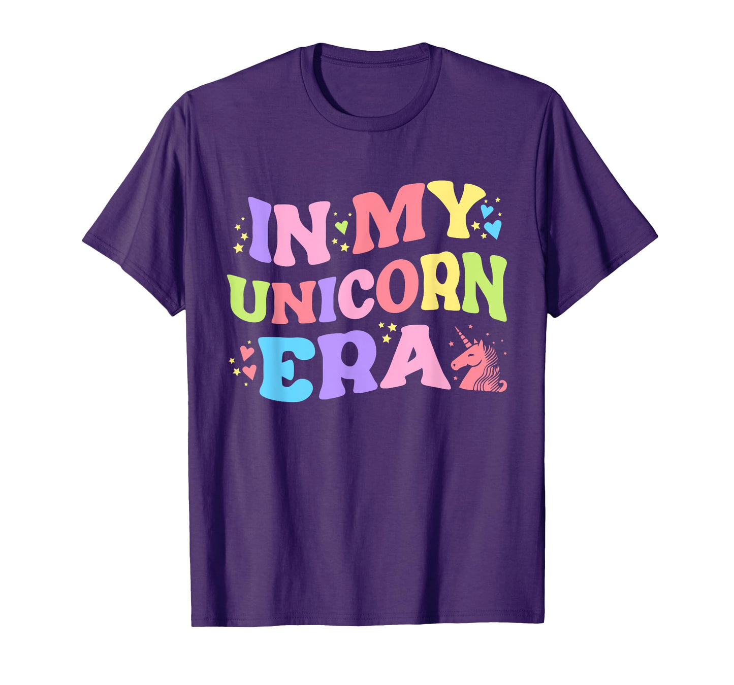 In My Unicorn Era Funny Retro Princess Girl Unicorn Creature T-Shirt