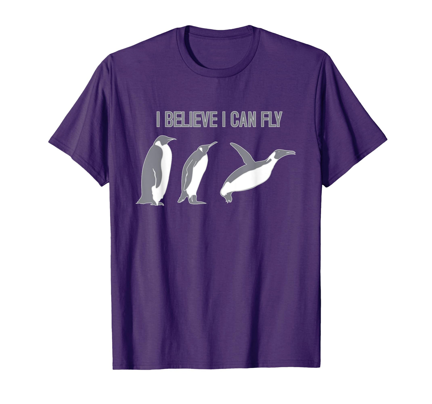 I Believe I Can Fly Penguin T-Shirt T-Shirt