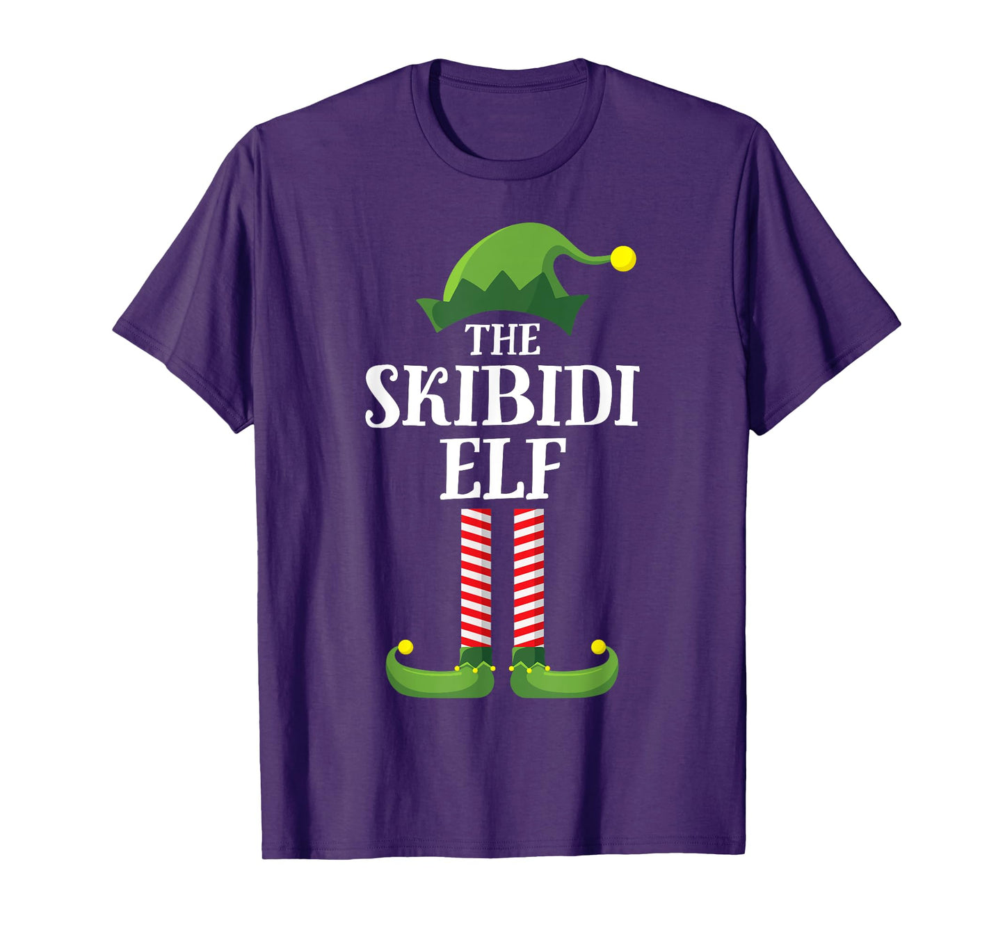 Skibidi Elf Shirt Matching Family Group Funny Christmas T-Shirt