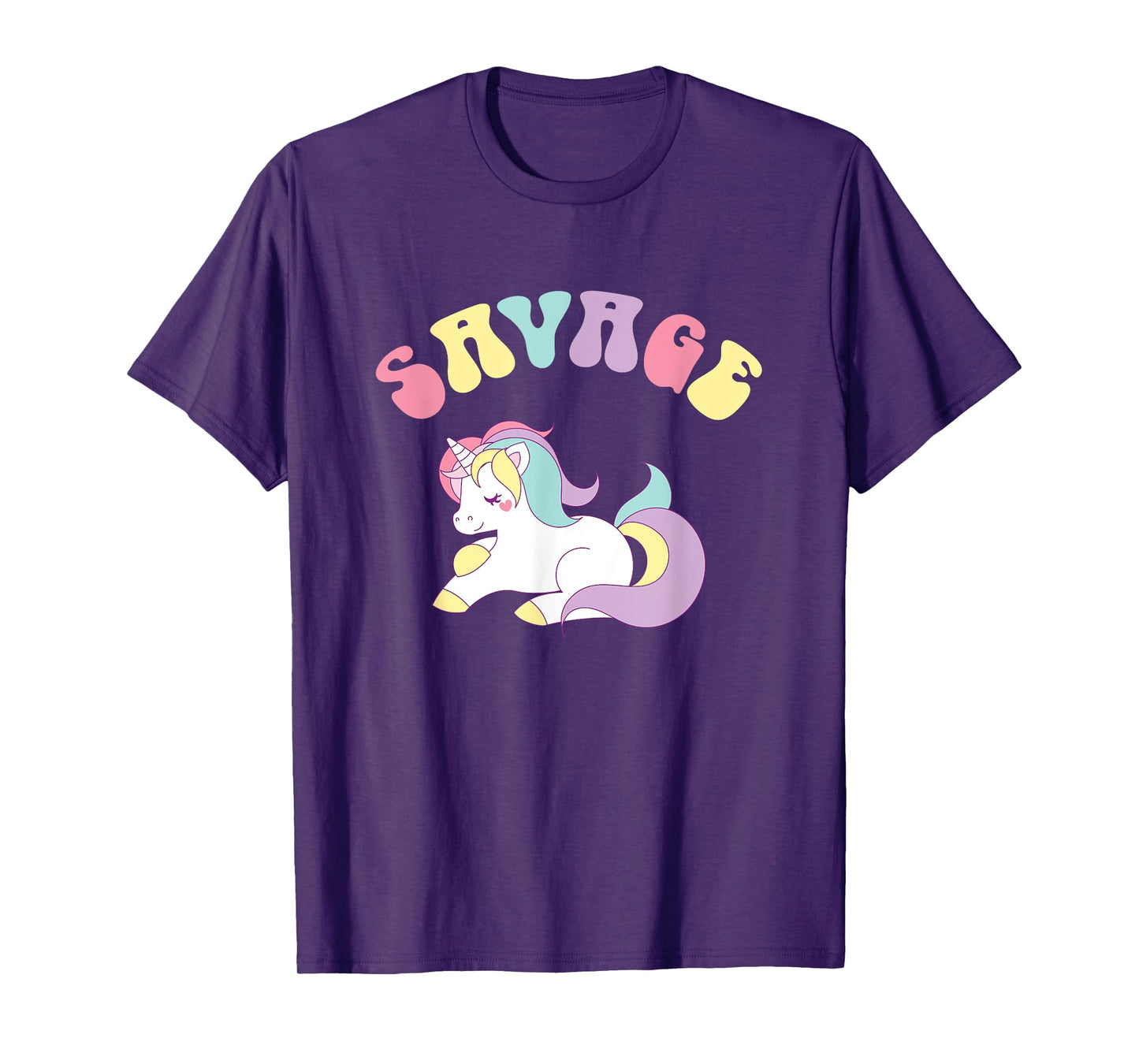 Unicorn Shirts for Women - Rainbow Shirt for Women - Savage T-Shirt