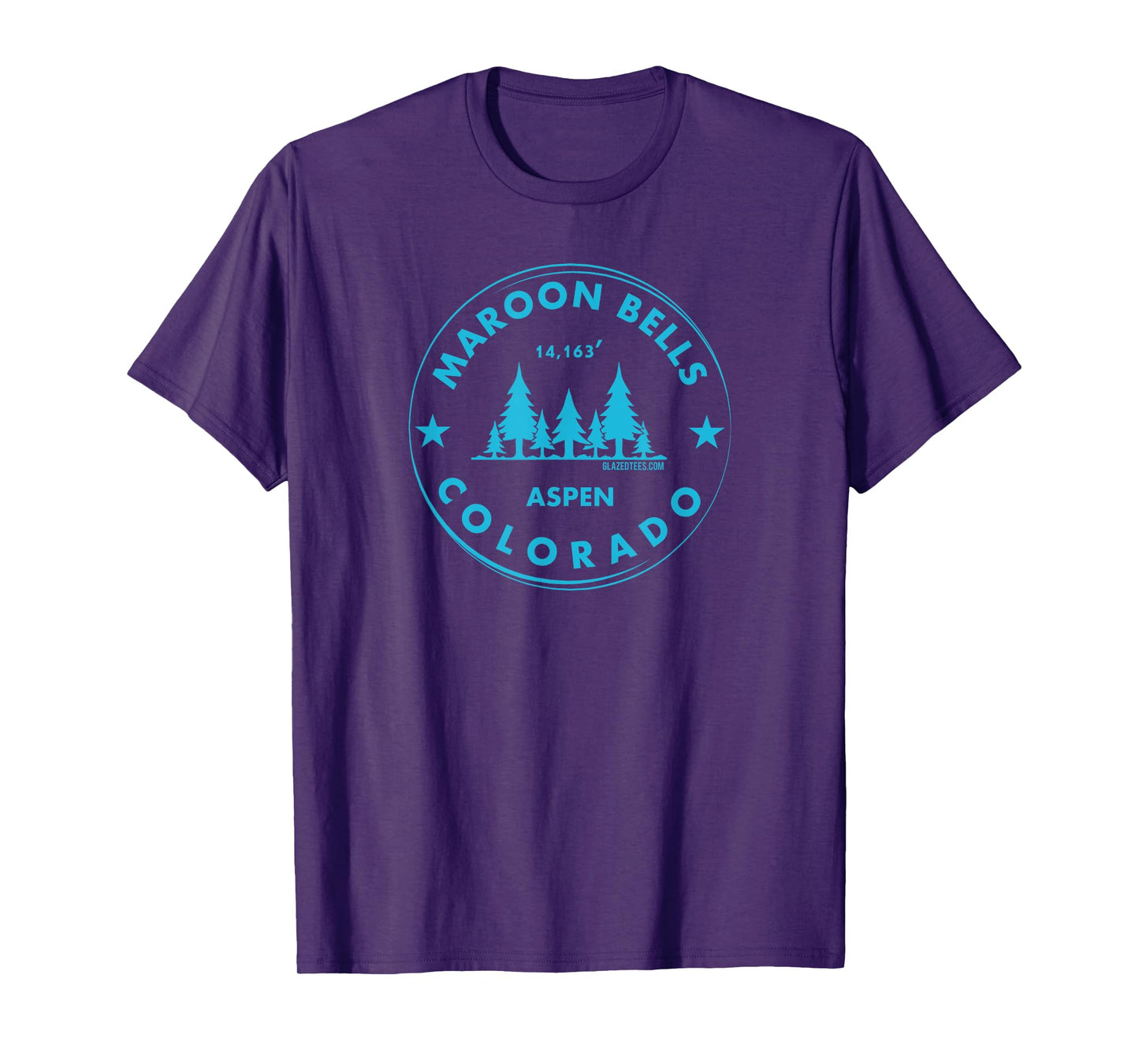 Maroon Bells Aspen Colorado Bluebird Forest Mountain T-Shirt