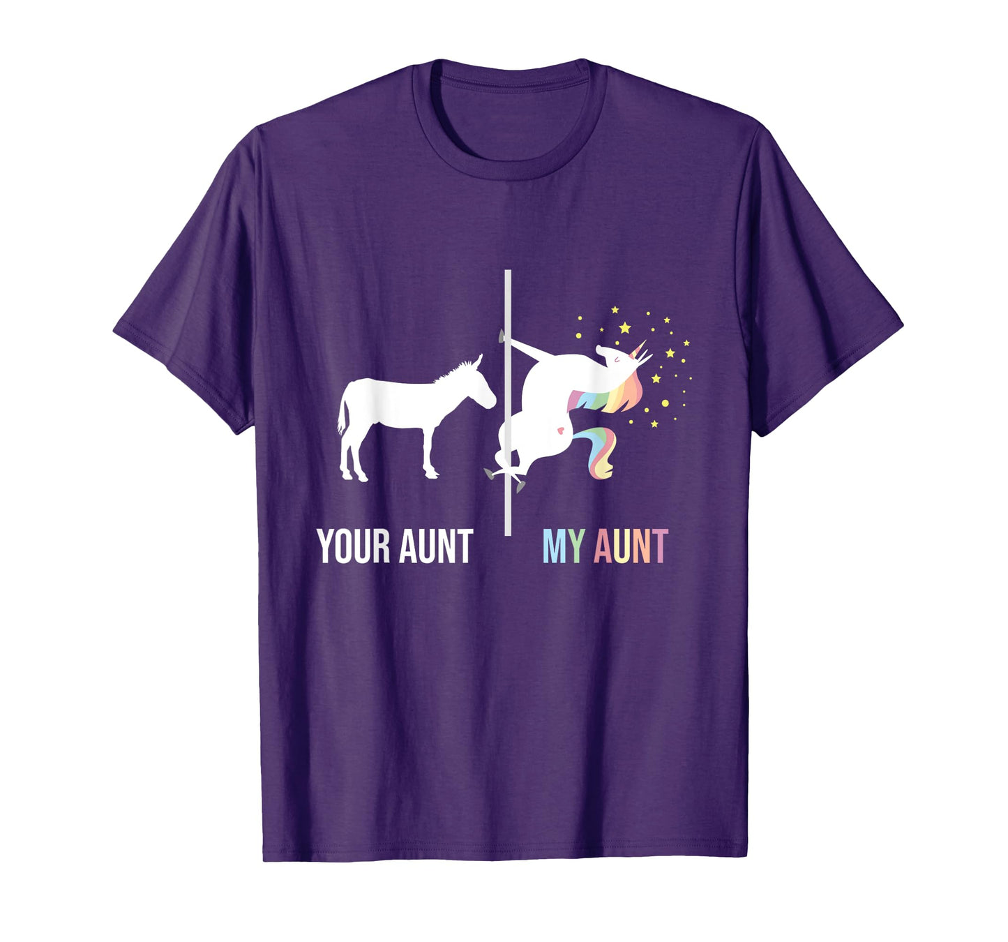 Your Aunt My Aunt - Unicorn Cool Aunty Auntie Niece Nephew T-Shirt