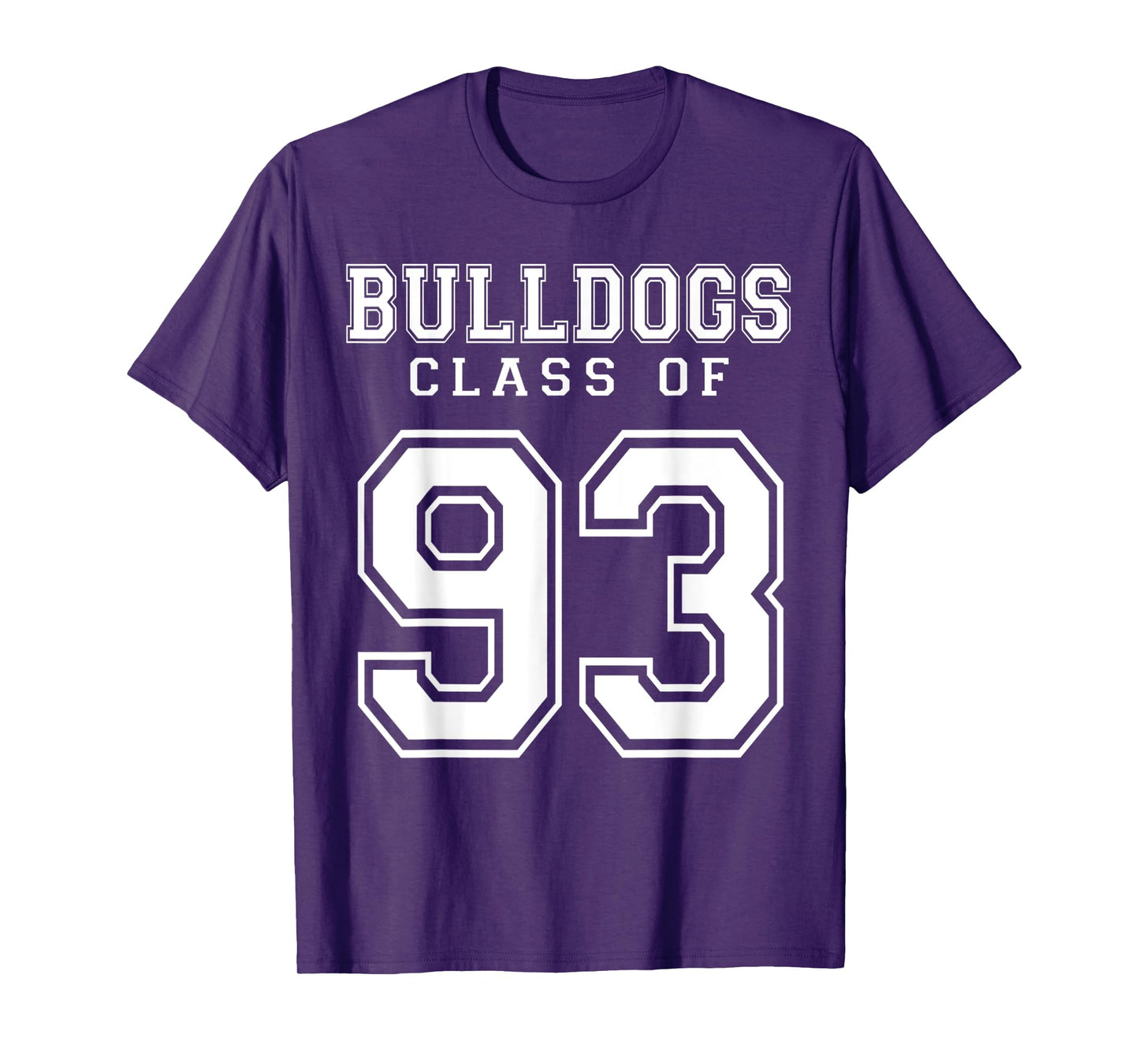Class Of 1993 Bulldogs Custom Graduation Senior Personalized T-Shirt