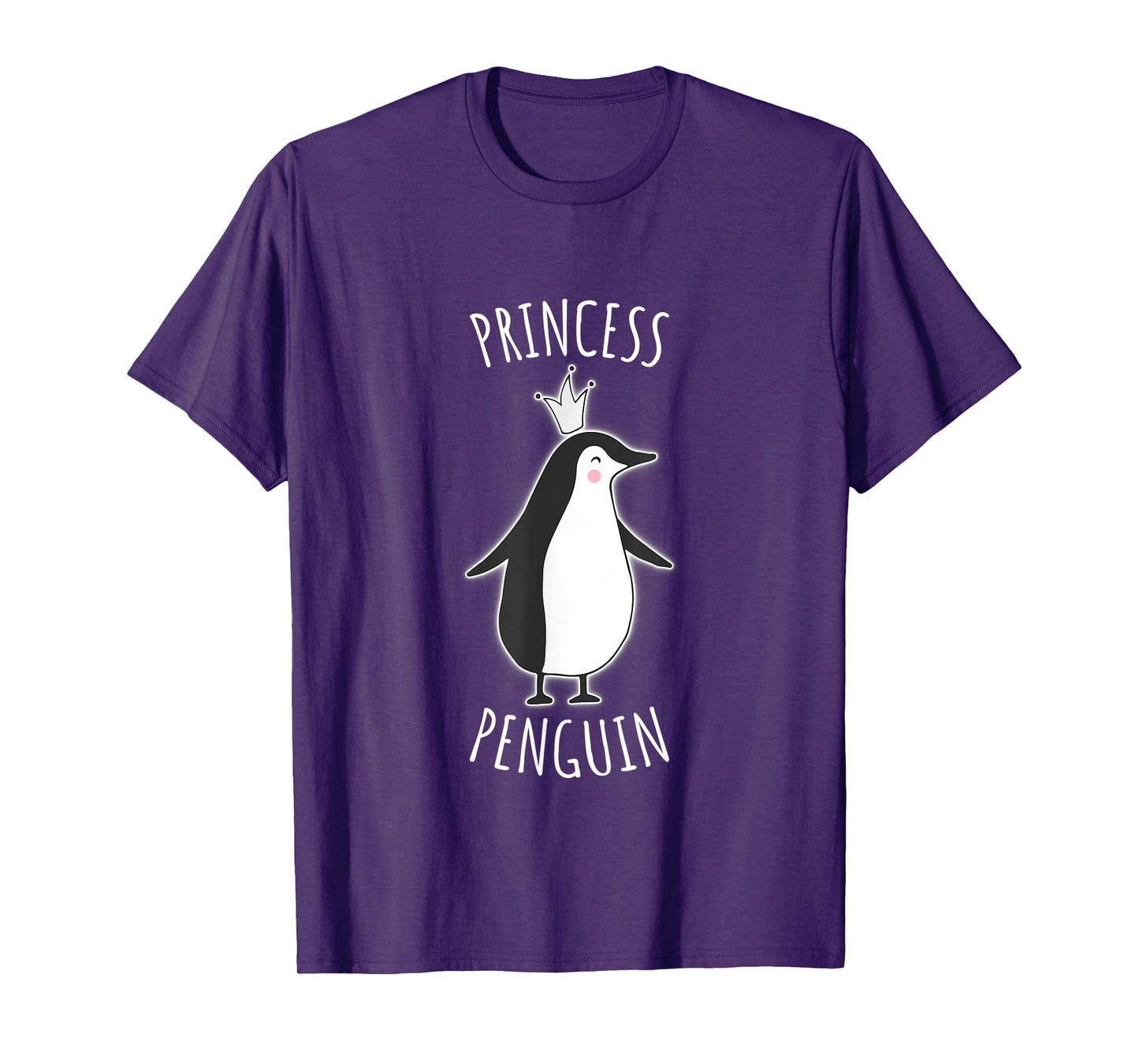 Cute Penguin Princess T Shirt Tee Gift for Boys Girls Kids