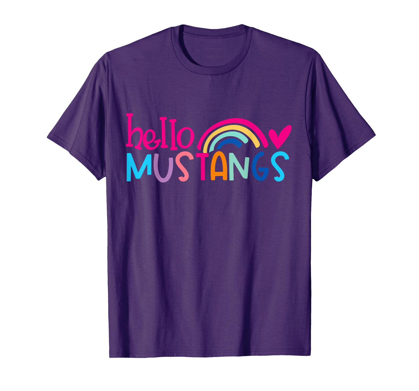 Mustangs School Sports Fan Team Spirit Mascot Gift T-Shirt