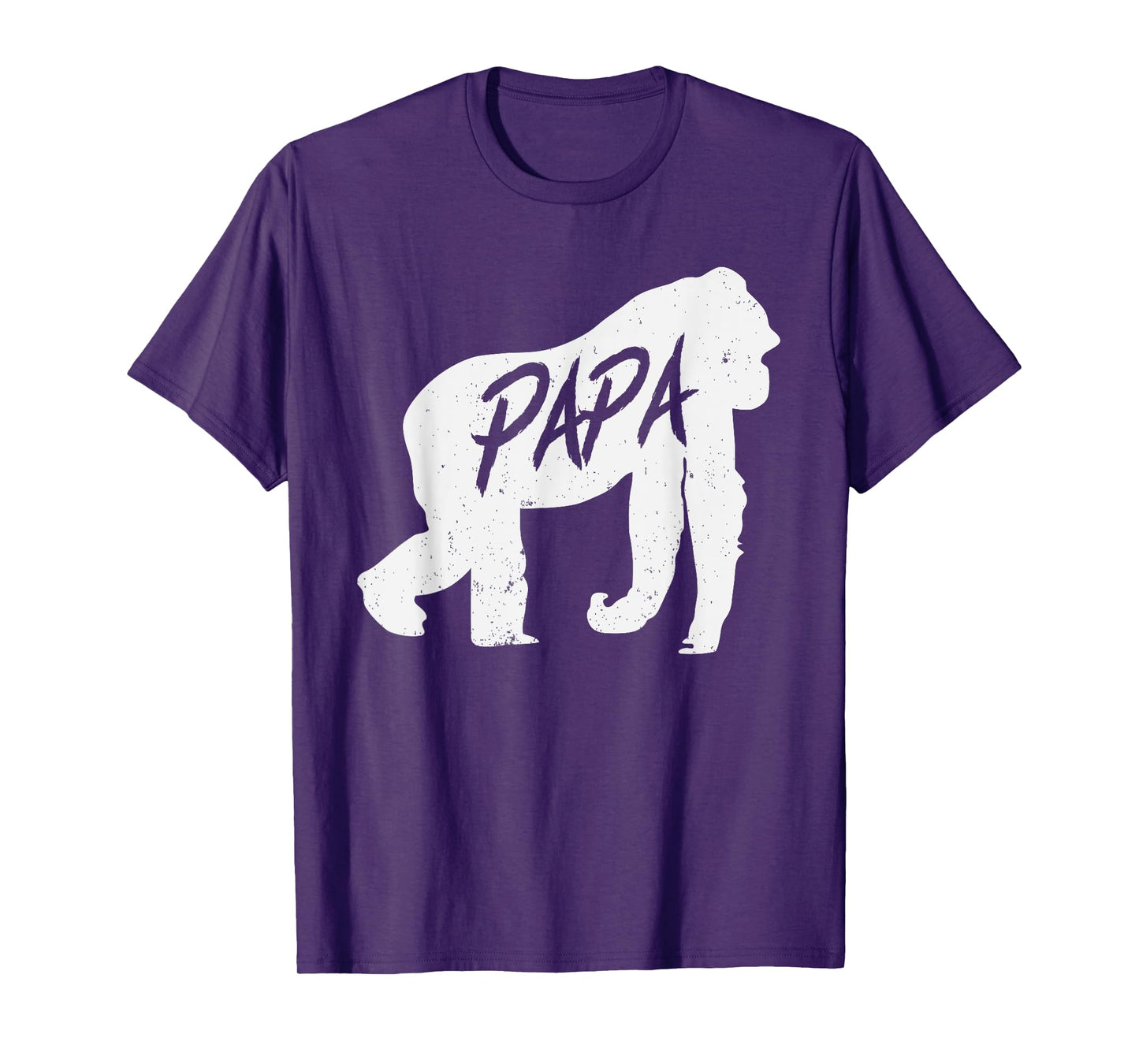 Papa Gorilla Ape T Shirt Monkey Animal Wildlife Gift Tee T-Shirt