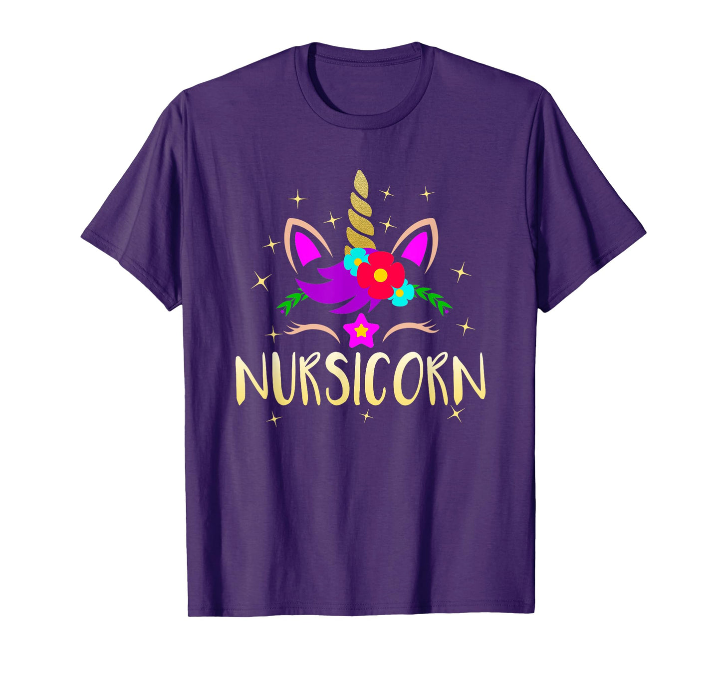 Nursicorn Funny Unicorn Female Nurse T-Shirt