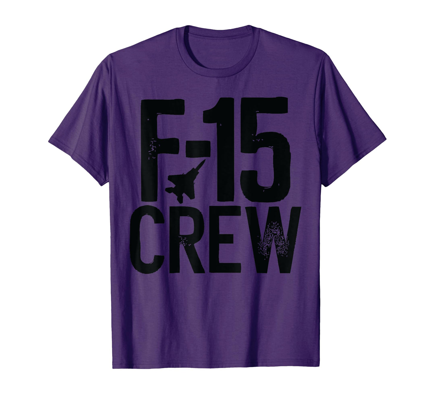 Eagle F-15 silhouette Jet Fighter Crew and Team Fighter jet T-Shirt