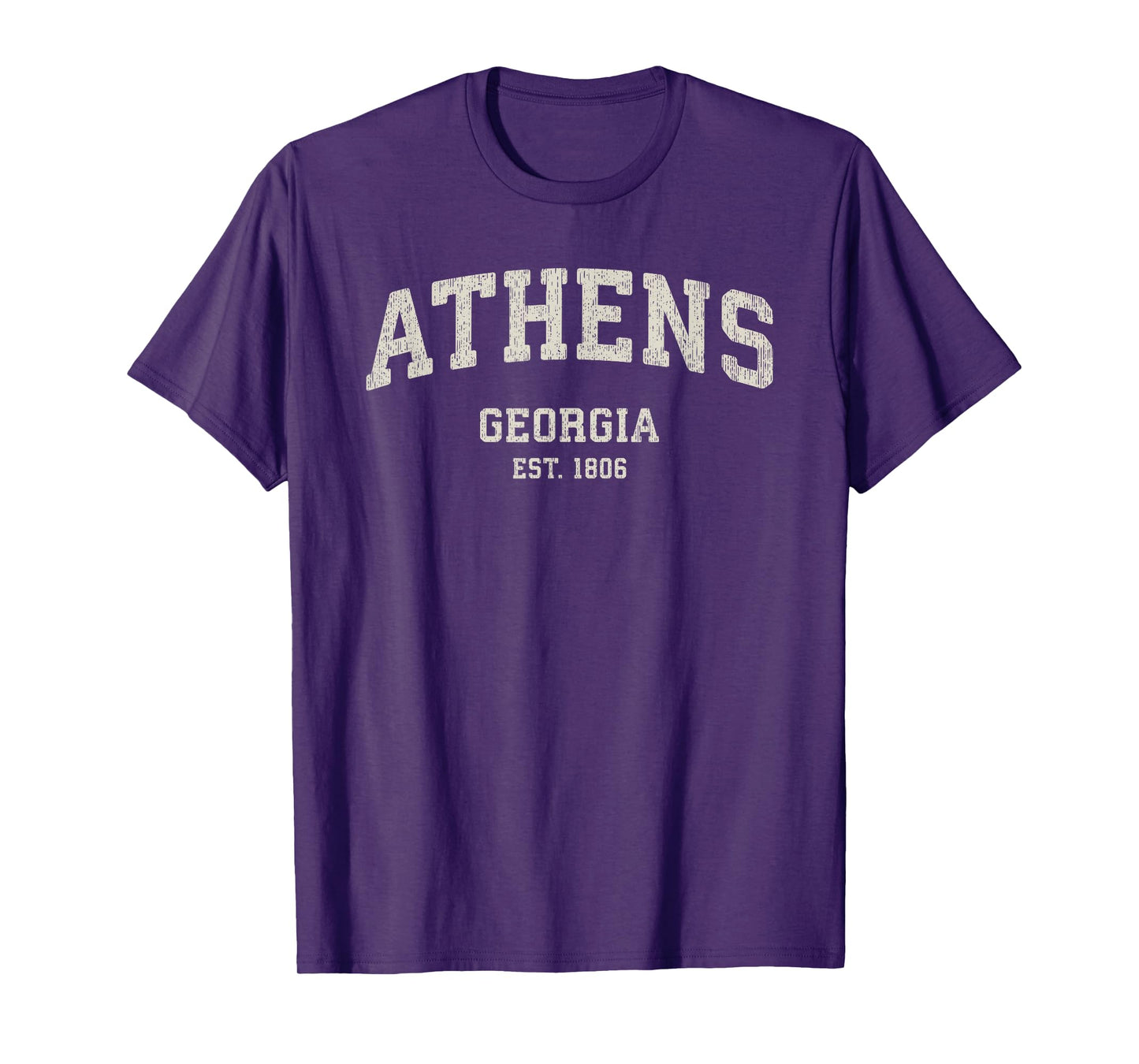 Athens Georgia GA Vintage Athletic Sports T-Shirt