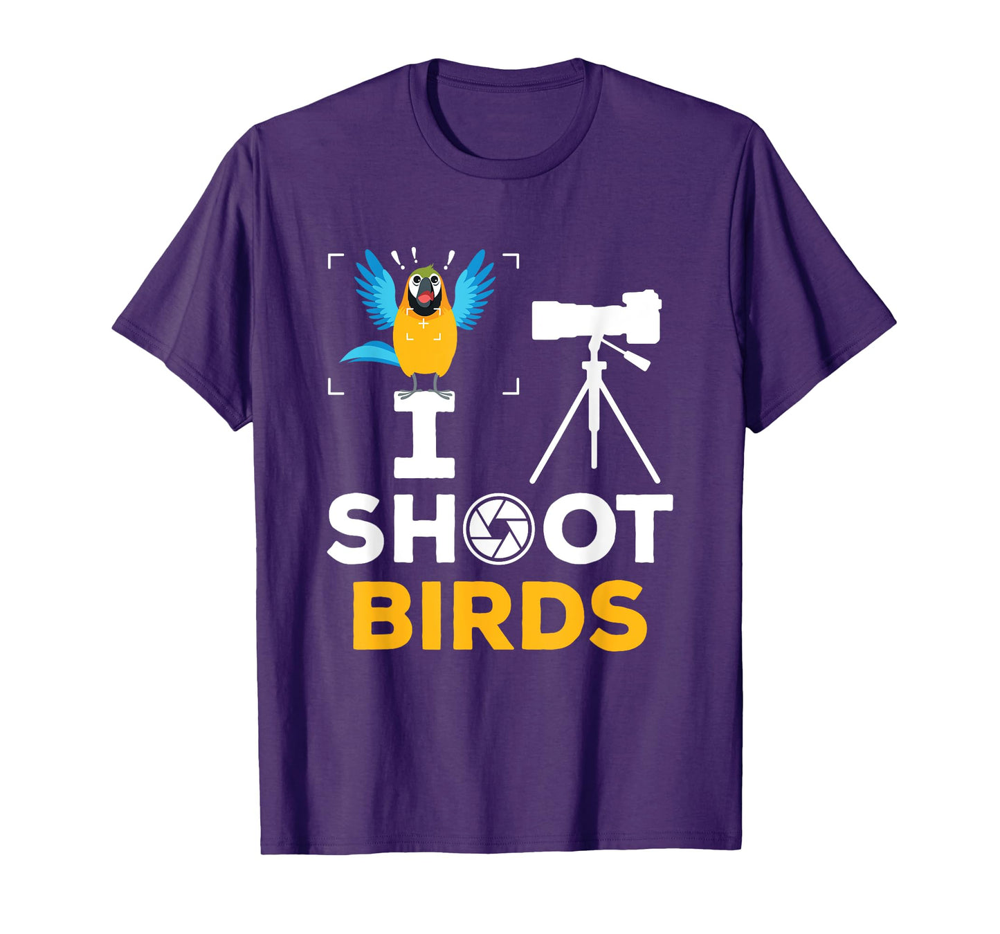 I Shoot Birds - Funny Photographer Bird Photography T-Shirt